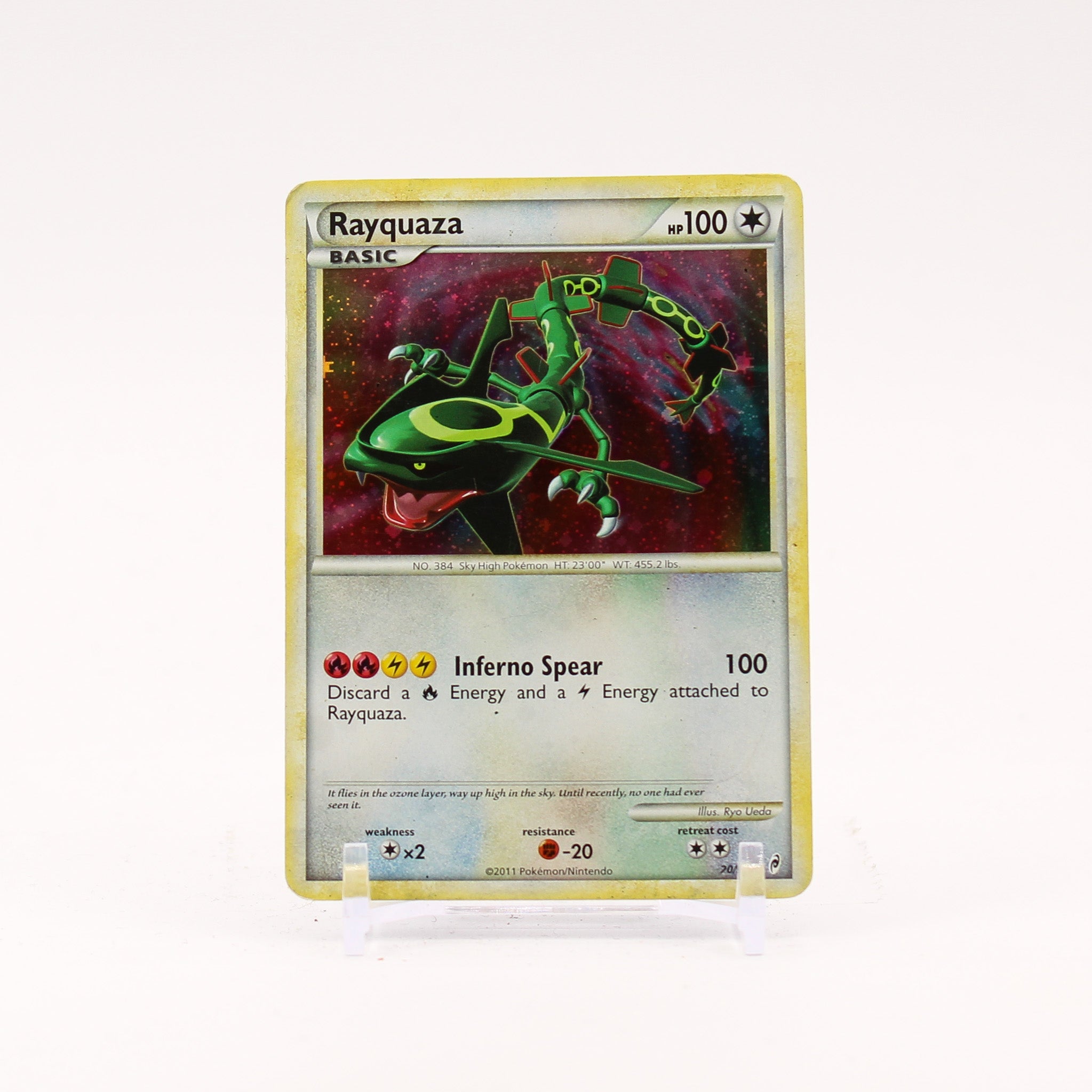 Rayquaza - 20/95 Call of Legends Holo Rare Pokemon - DMG