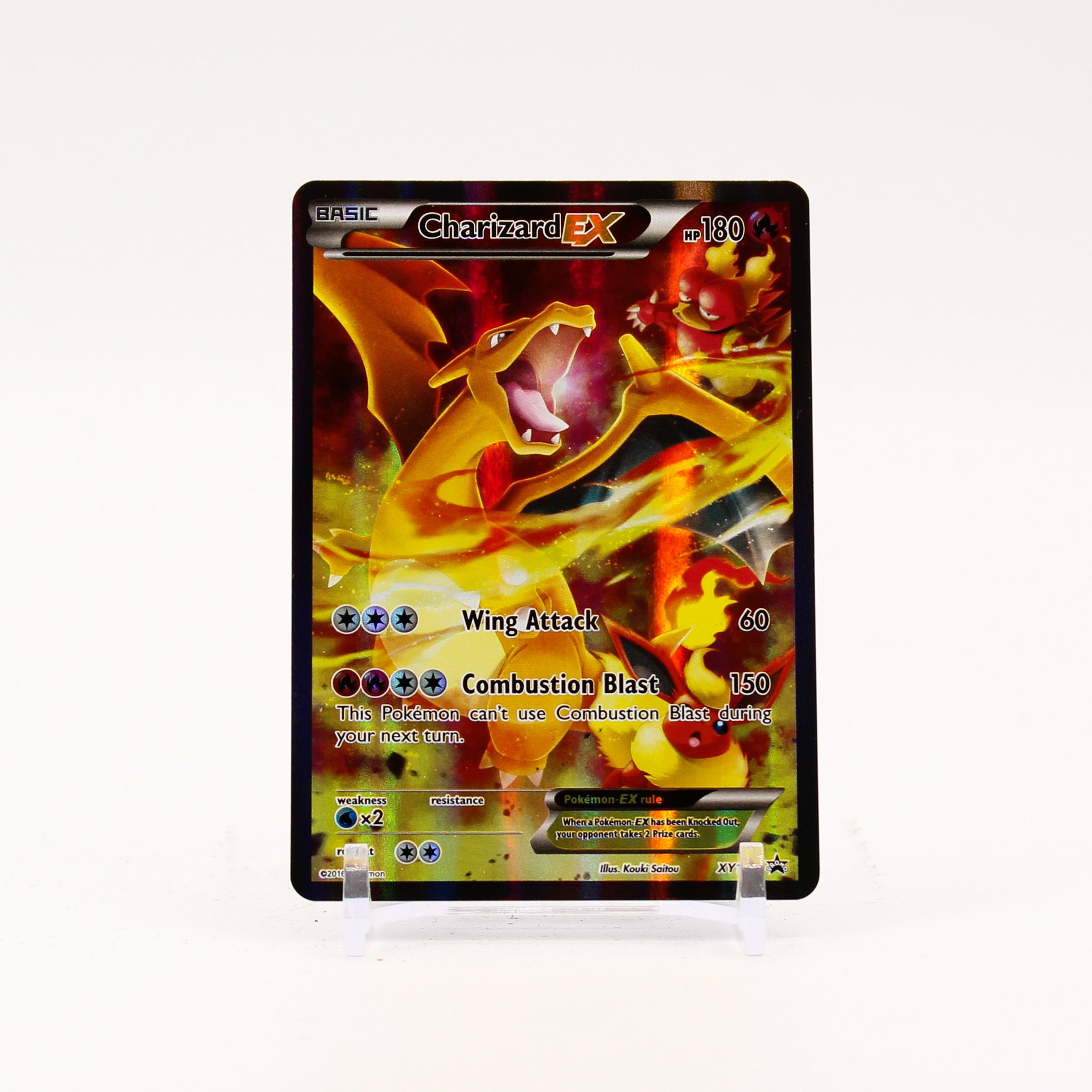 Charizard EX - XY121 Black Star Promo Alternate Art Pokemon - NM/LP