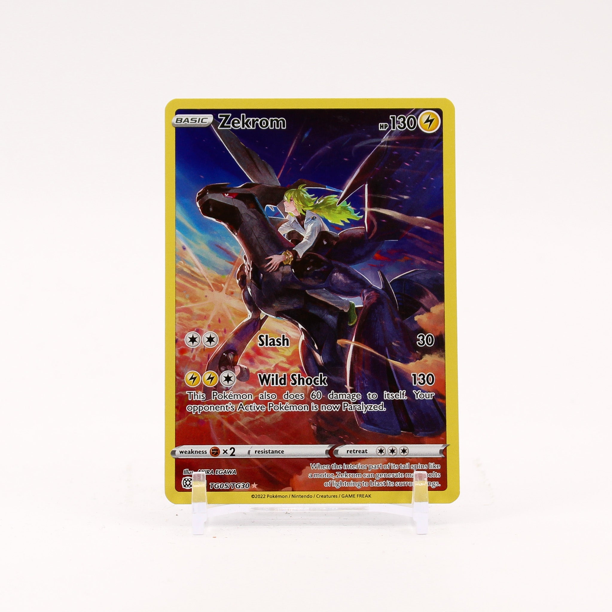 Zekrom - TG05/TG30 Brilliant Stars Trainer Gallery Pokemon - NM/LP