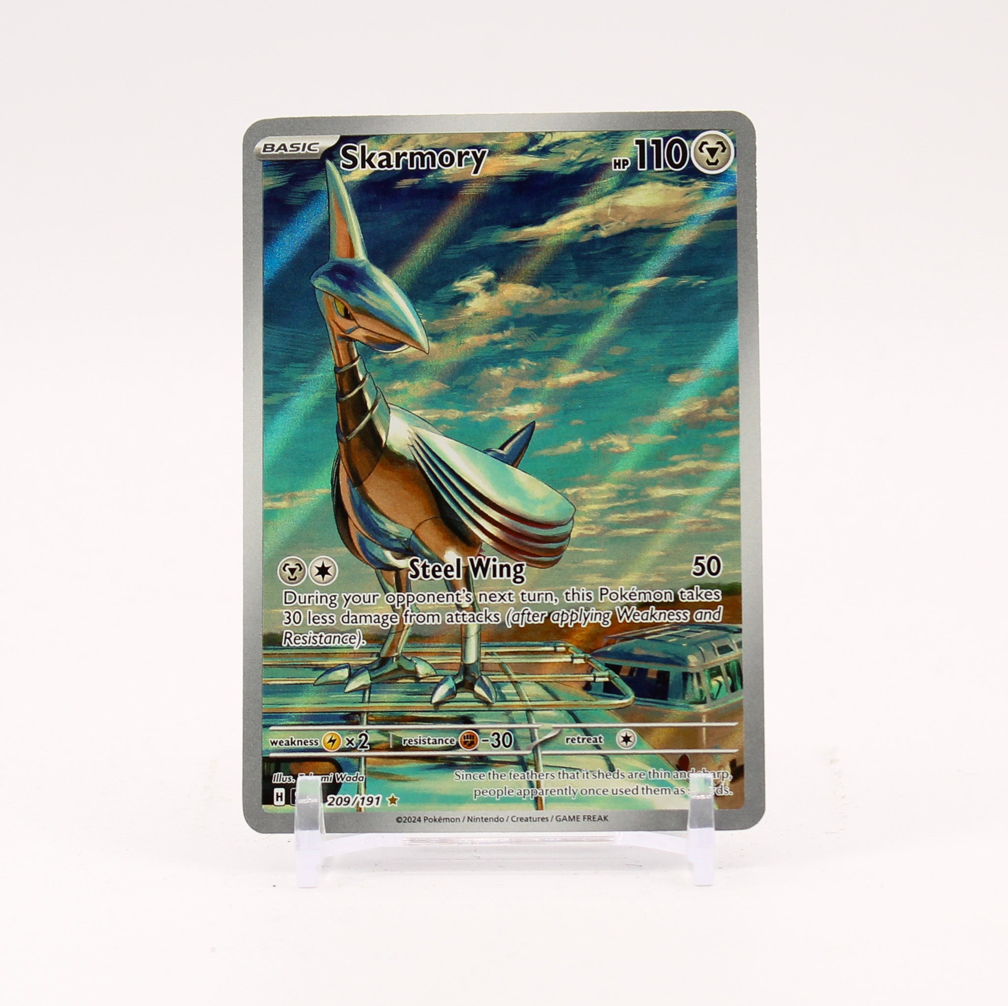 Skarmory - 209/191 Surging Sparks Illustration Rare Pokemon - NM/MINT