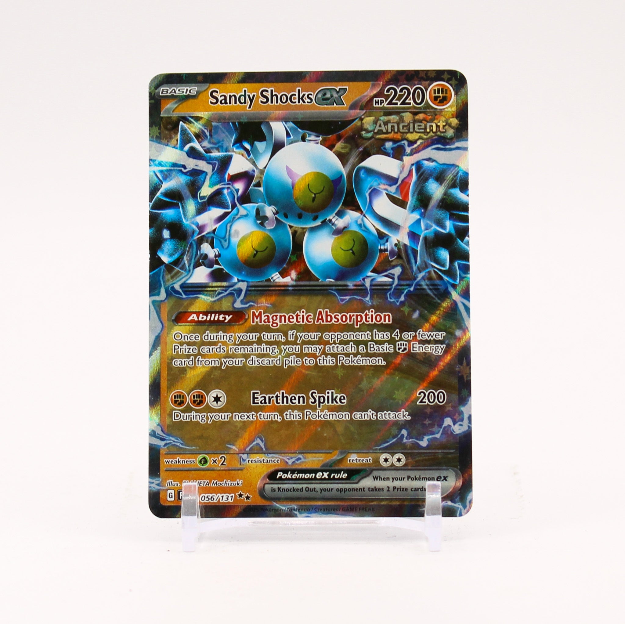 Sandy Shocks ex - 056/131 Prismatic Evolutions Double Rare Pokemon - NM/MINT