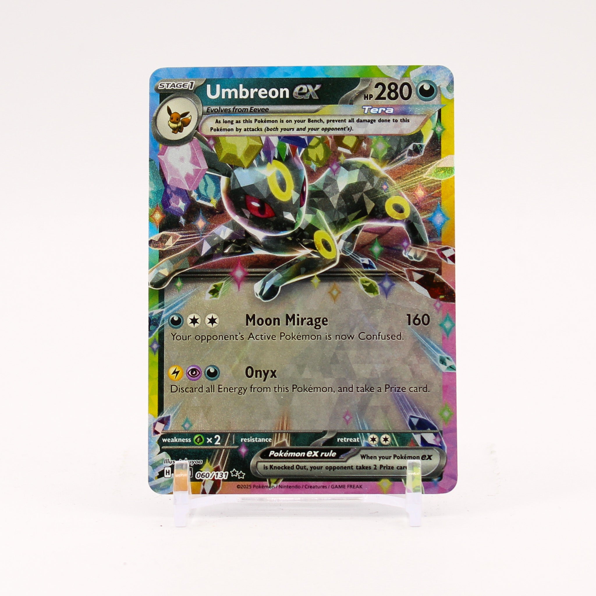 Umbreon ex - 060/131 Prismatic Evolutions Double Rare Pokemon - NM/MINT