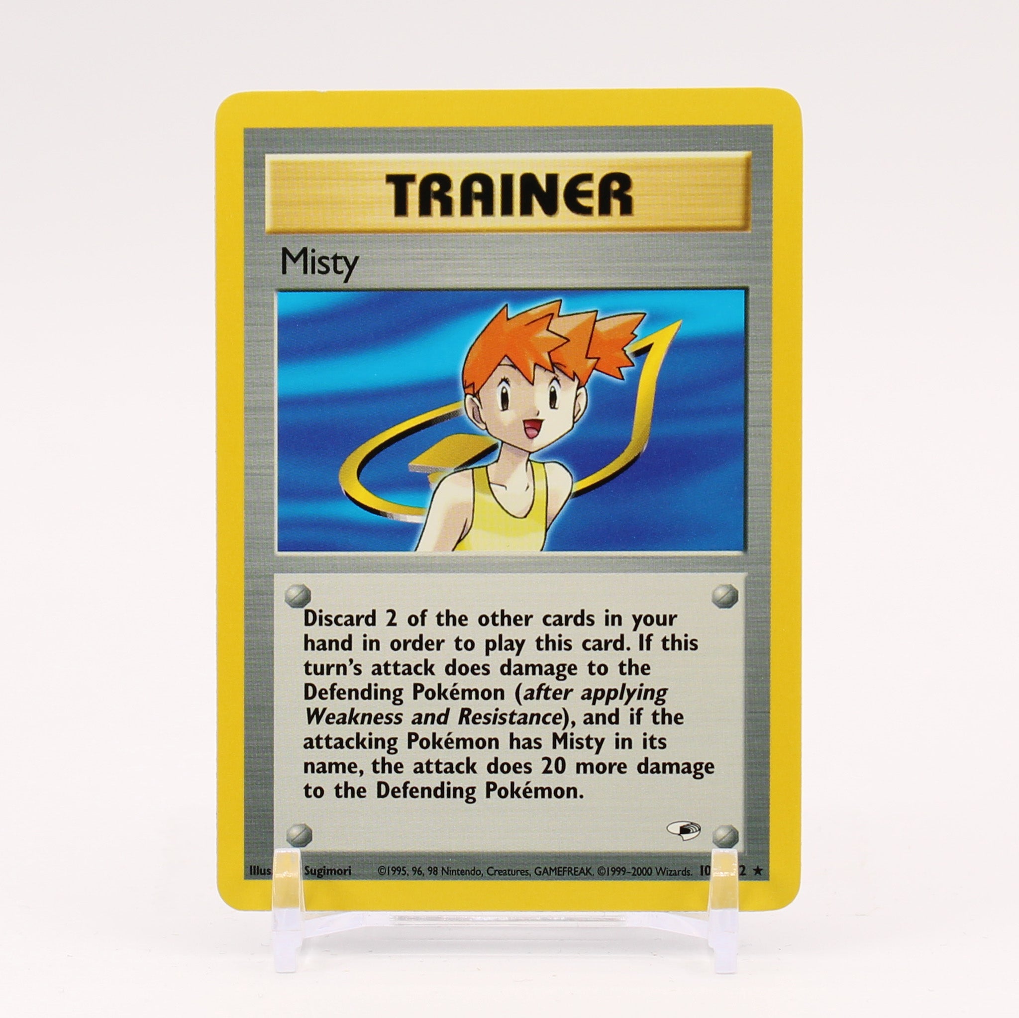 Misty - 102/132 Gym Heroes Unlimited Rare Trainer - NM