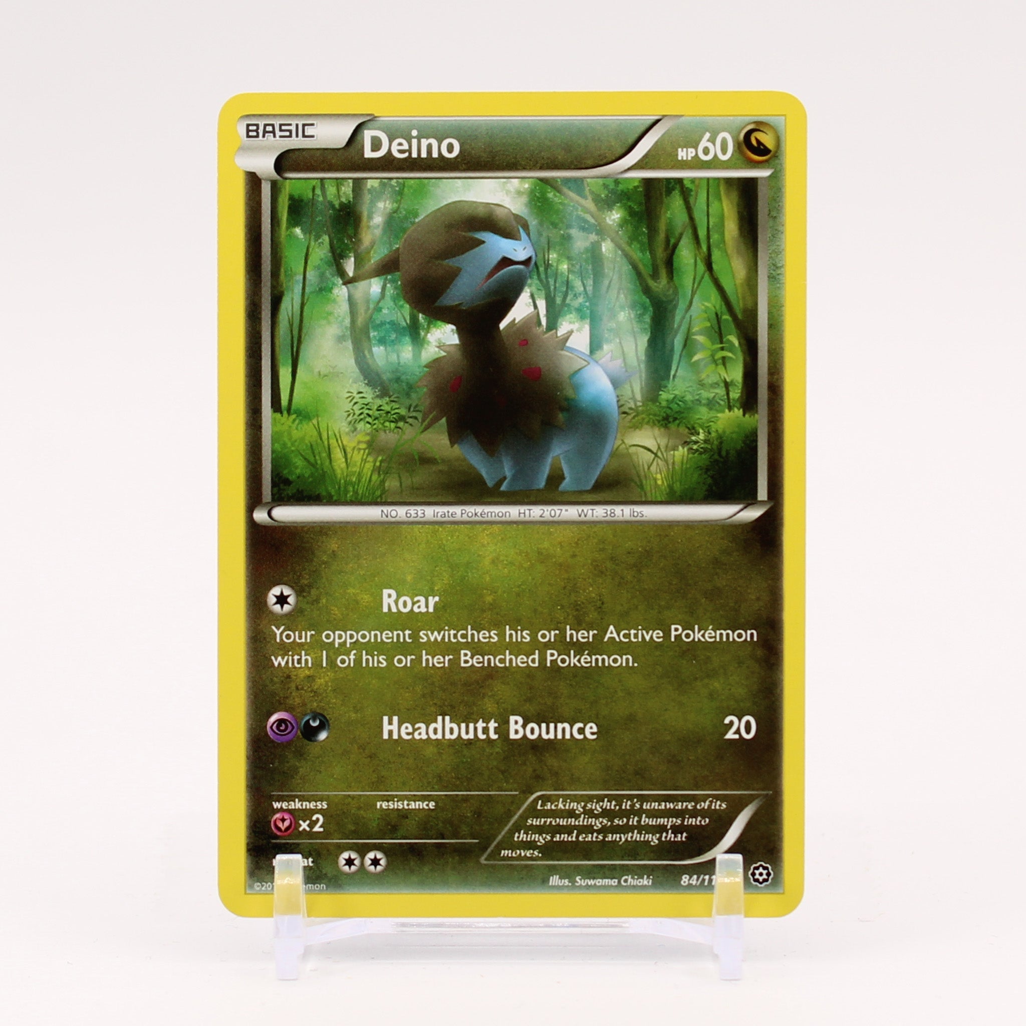 Deino - 84/114 Steam Siege Pokemon - NM
