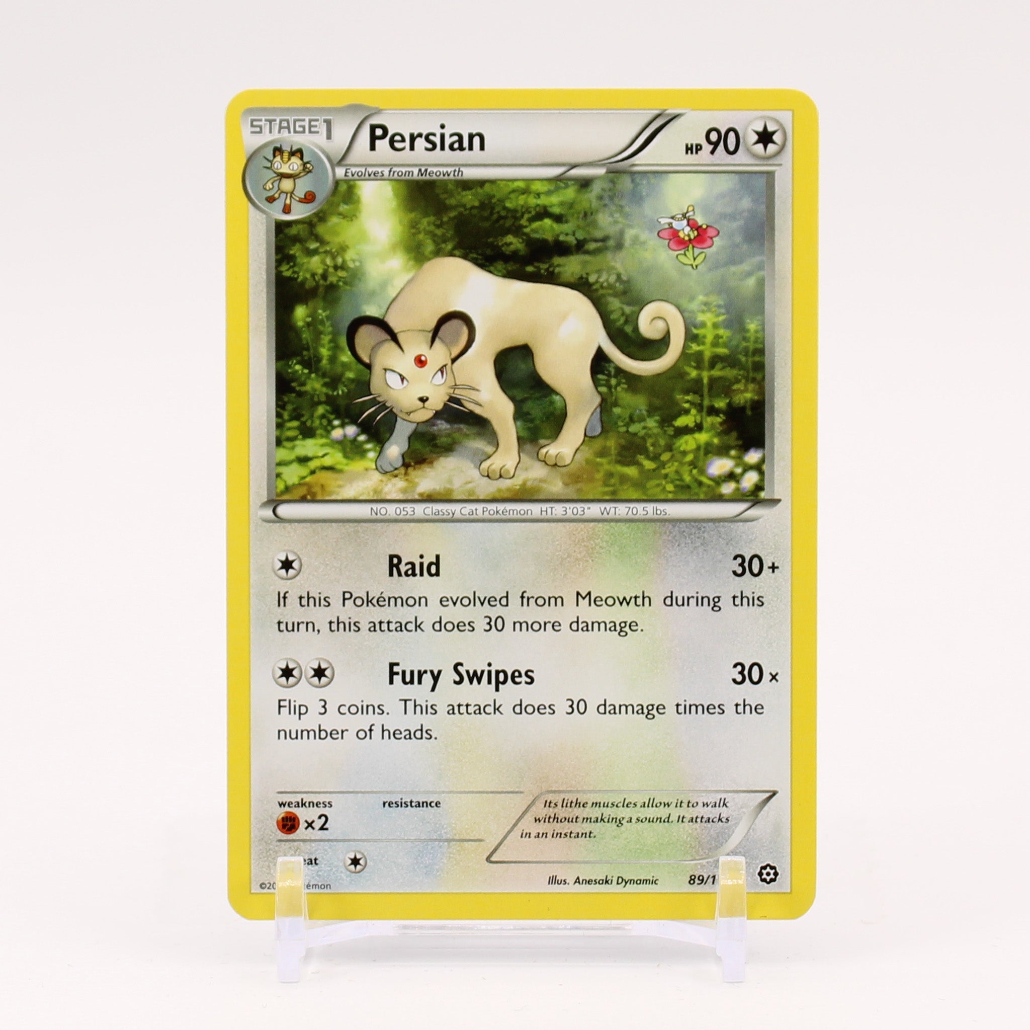 Persian - 89/114 Steam Siege Pokemon - NM