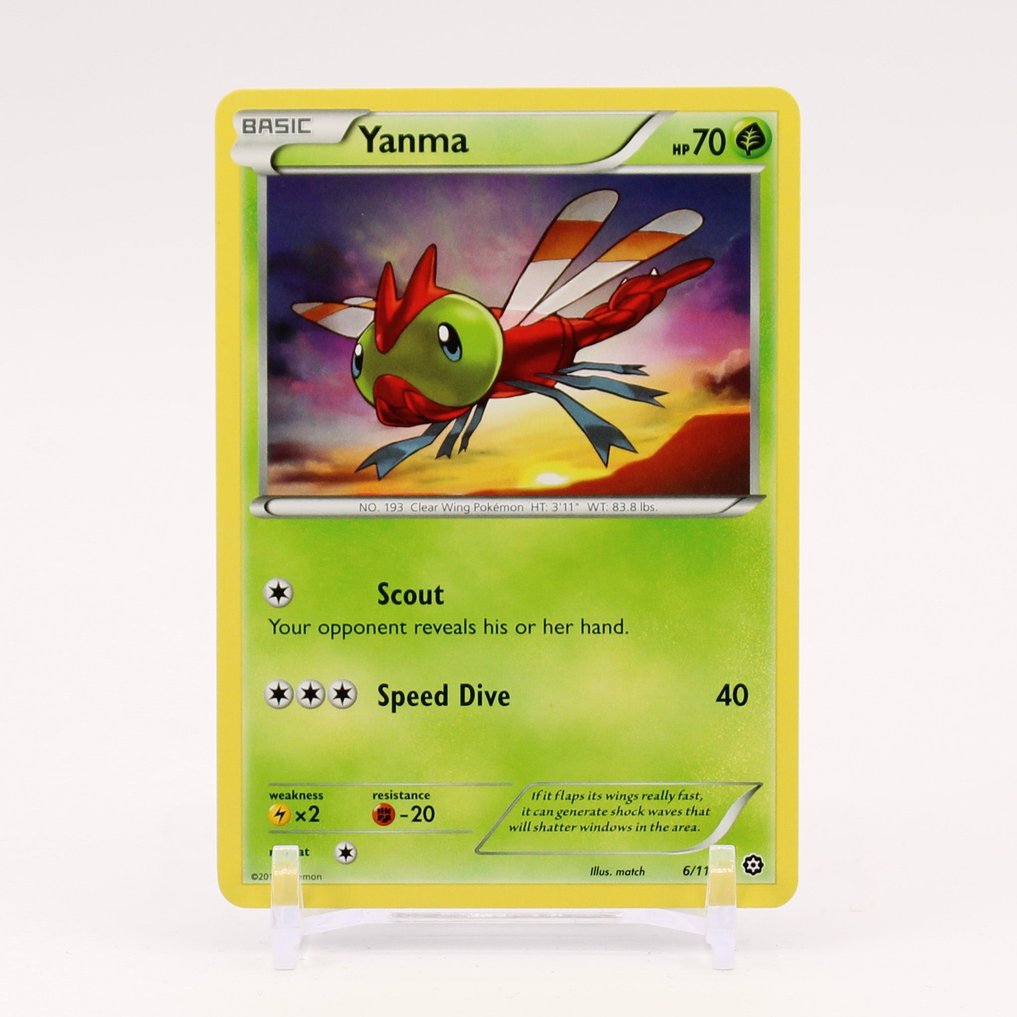 Yanma - 6/114 Steam Siege Pokemon - NM