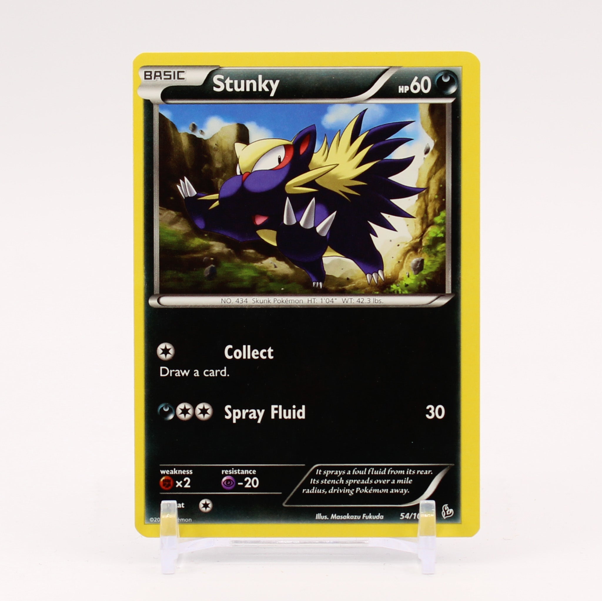 Stunky - 54/106 Flash Fire Pokemon - NM