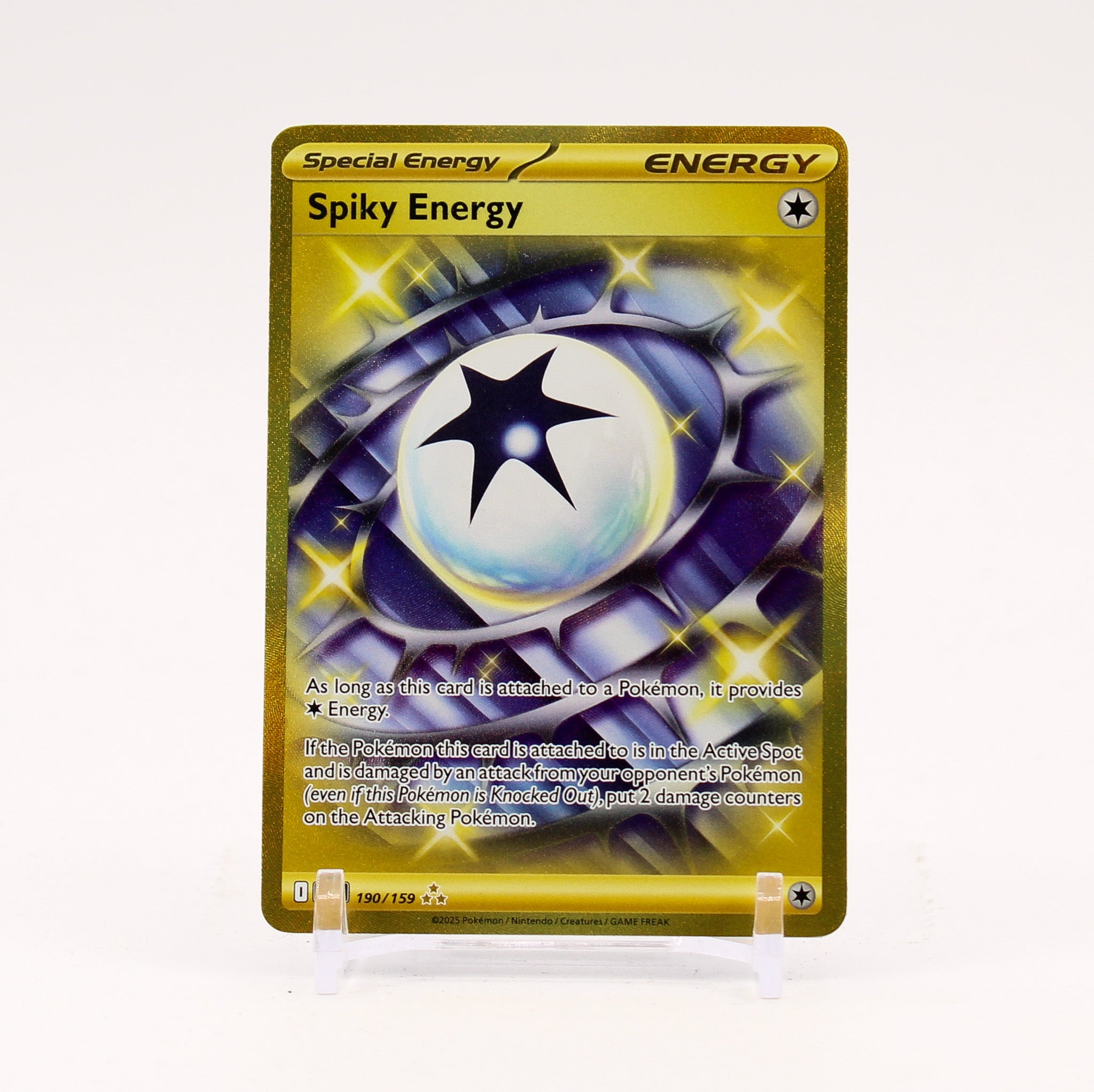 Spiky Energy - 190/159 Journey Together Gold Trainer - NM/MINT