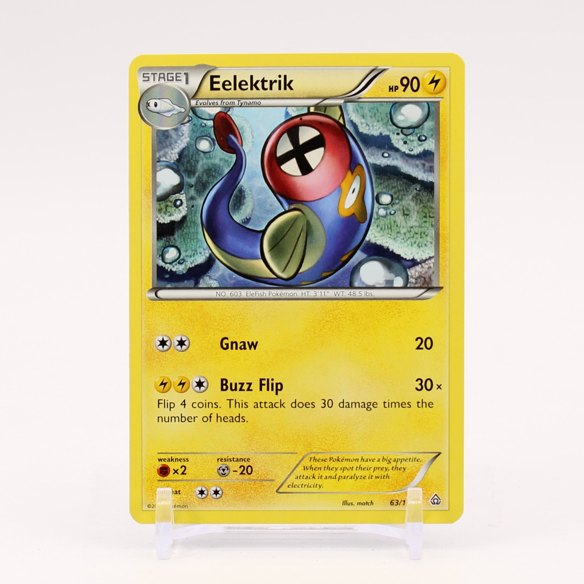 Eelektrik - 63/160 Primal Clash Pokemon - NM