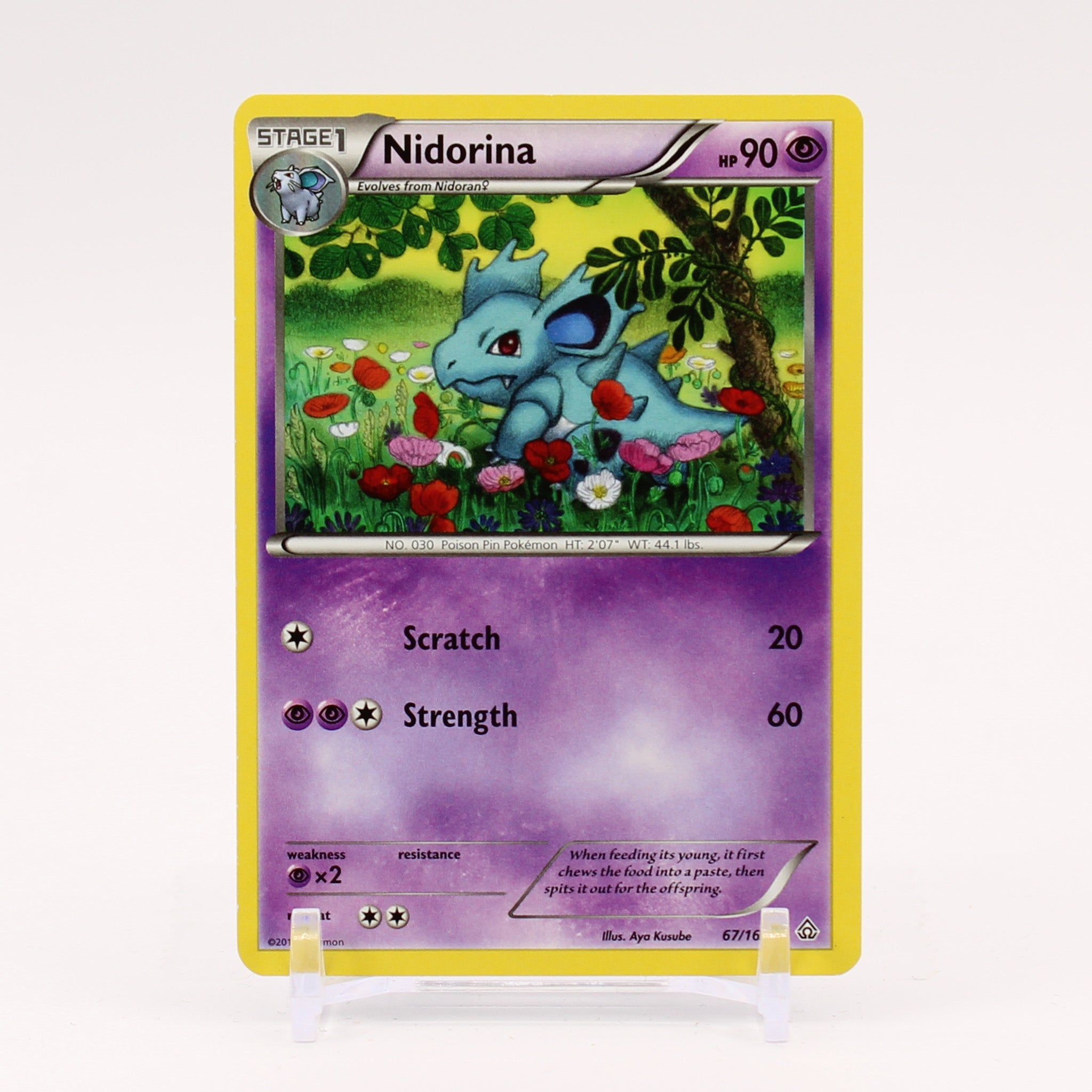 Nidorina - 67/160 Primal Clash Pokemon - NM
