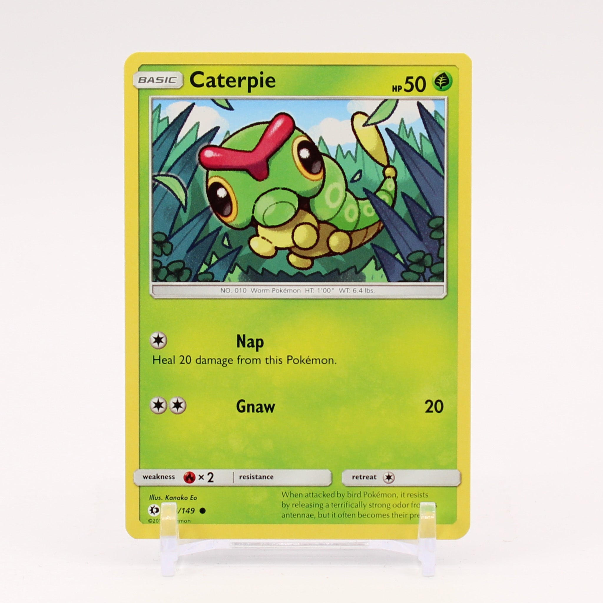 Caterpie - 1/149 Sun & Moon Pokemon - NM/MINT