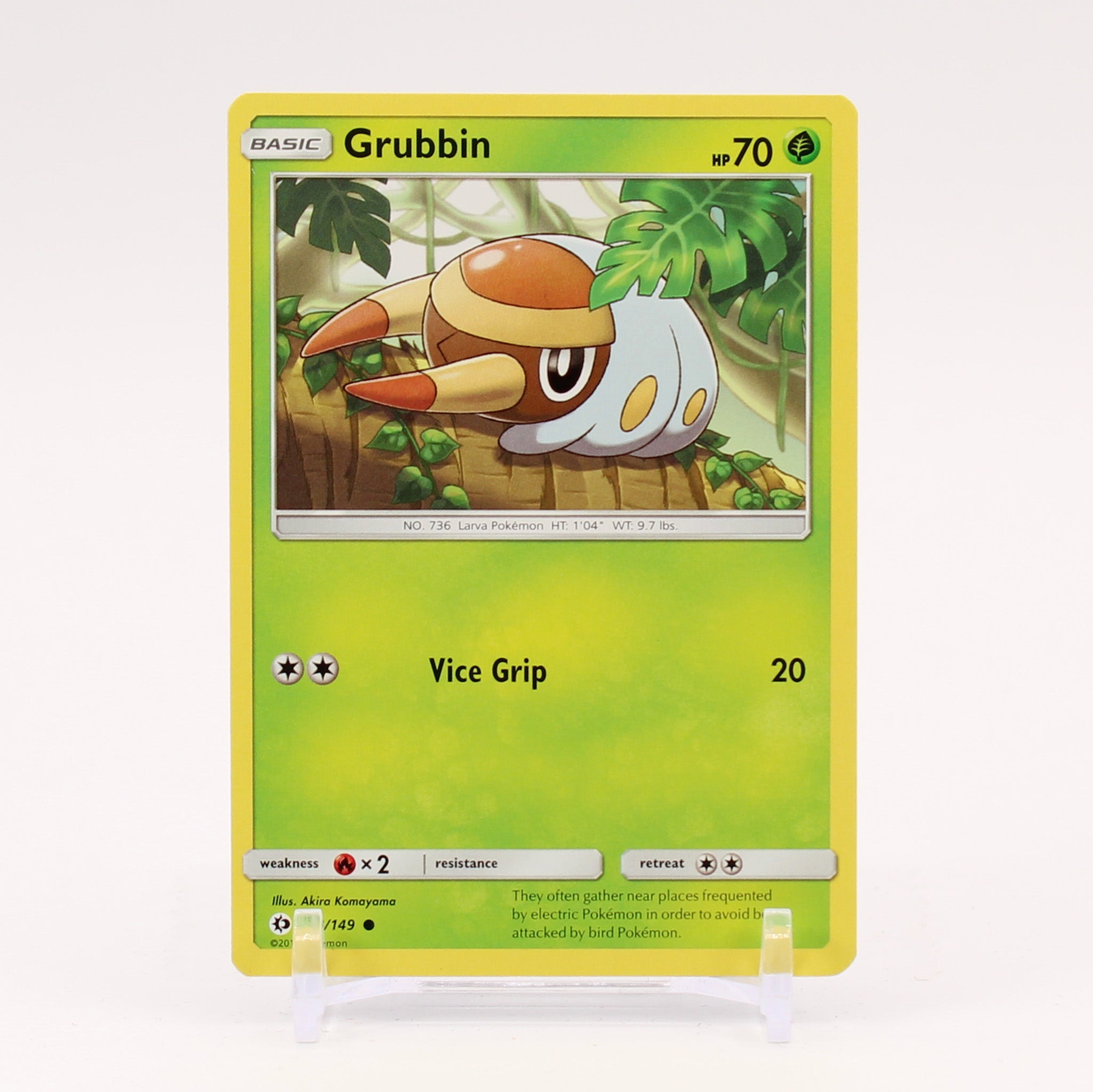 Grubbin - 13/149 Sun & Moon Pokemon - NM/MINT