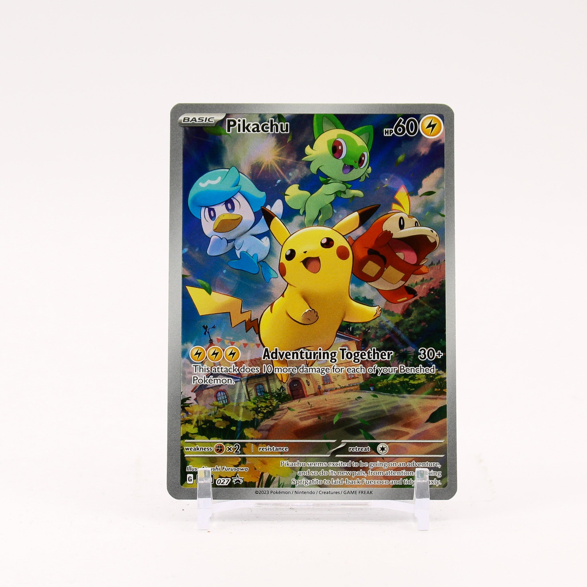 Pikachu - SVP027 Paldea Evolved ETB Promo Pokemon - NM