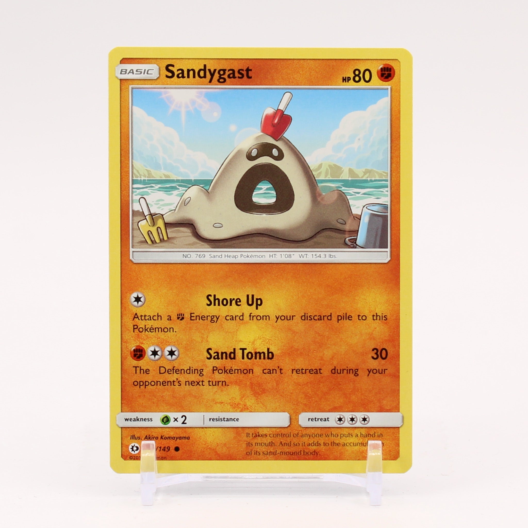 Sandygast - 74/149 Sun & Moon Pokemon - NM/MINT