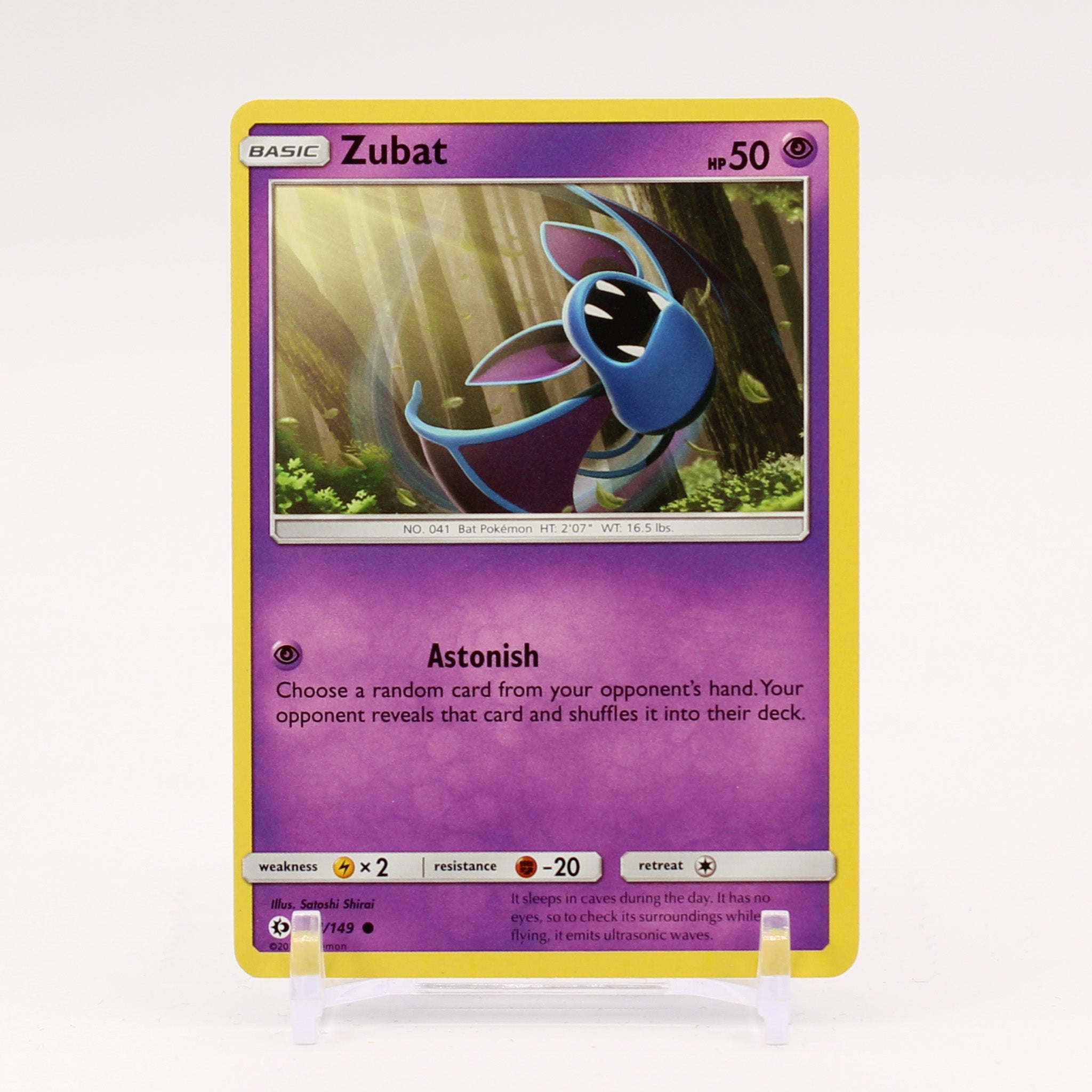 Zubat - 54/149 Sun & Moon Pokemon - NM/MINT