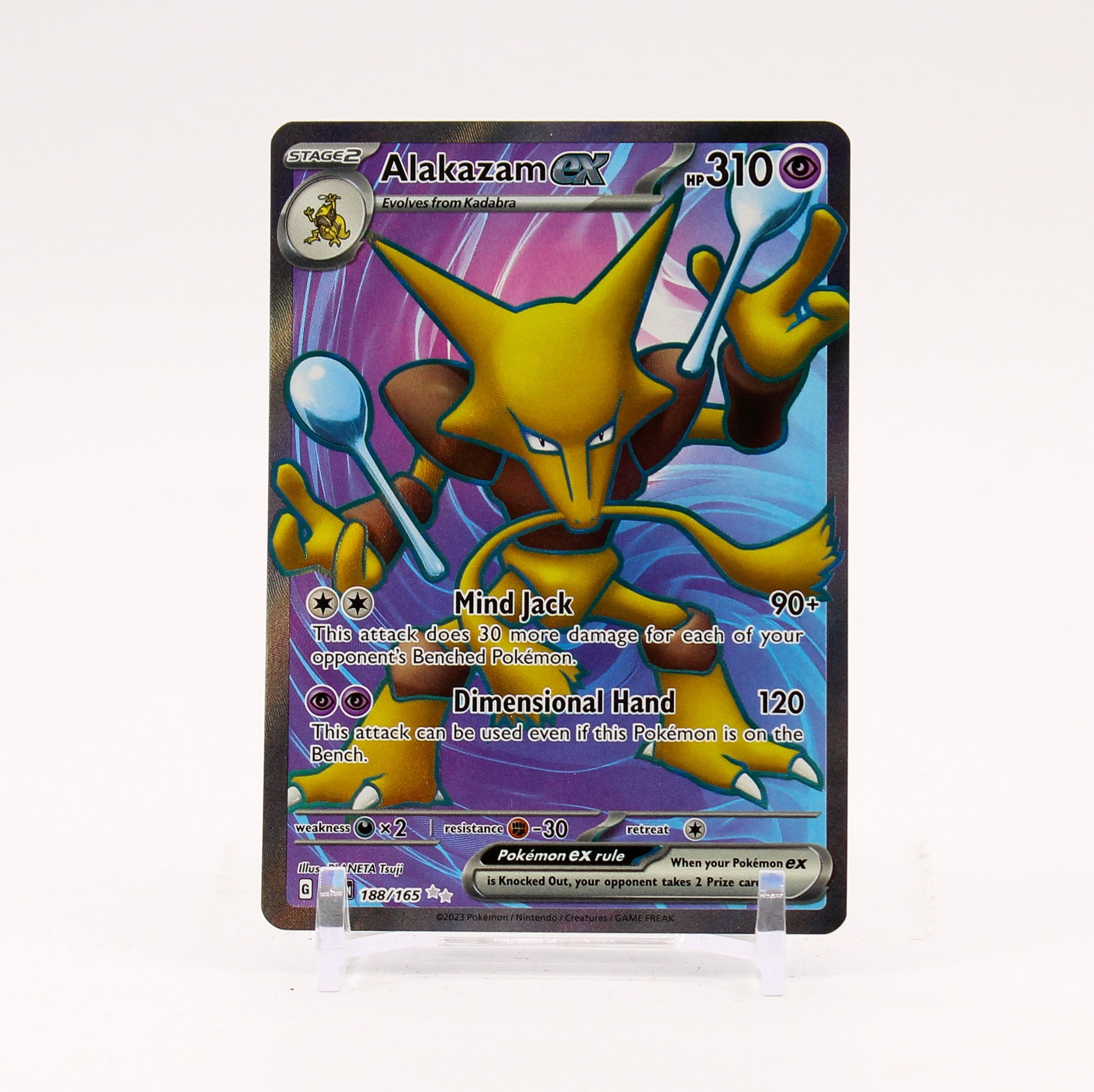 Alakazam - 188/165 151 Full Art Pokemon - NM/MINT