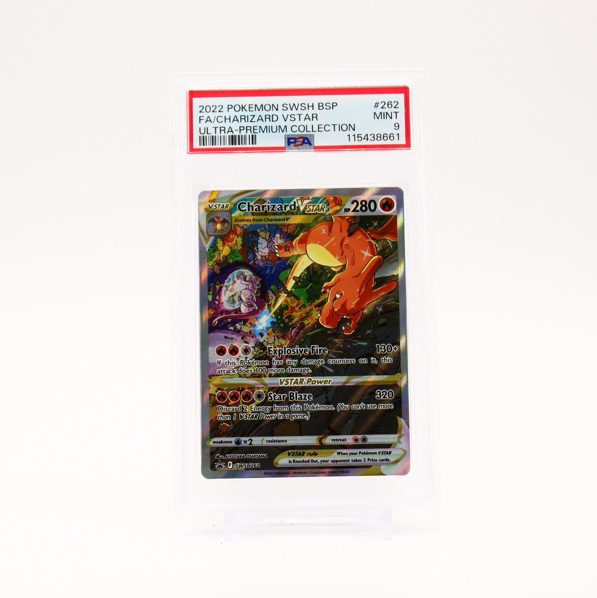 Charizard Vstar - SWSH262 PSA 9 UPC Alternate Art Promo Pokemon - MINT
