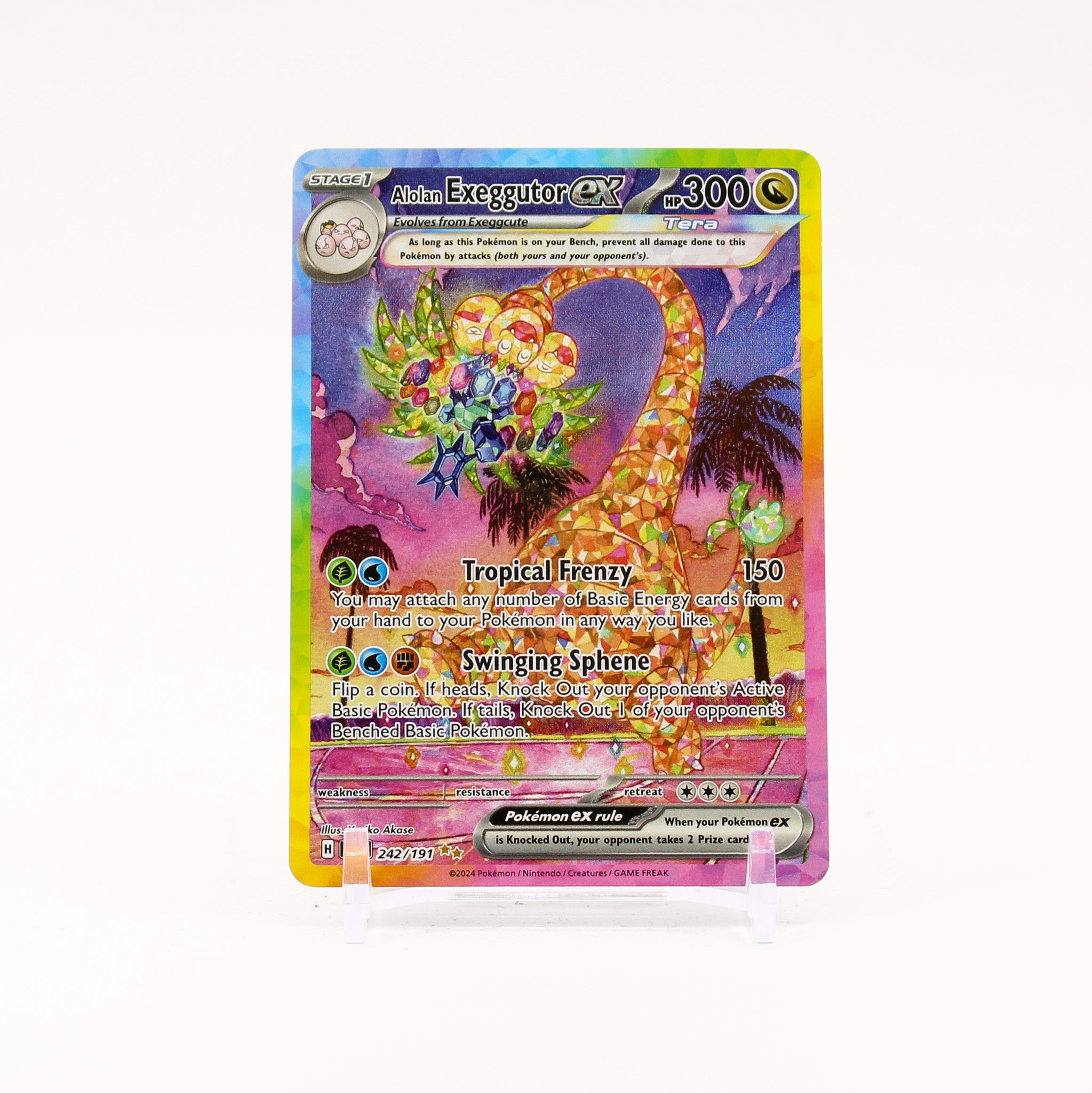 Alolan Exeggutor ex - 242/191 Surging Sparks Special Illustration Pokemon - NM/MINT