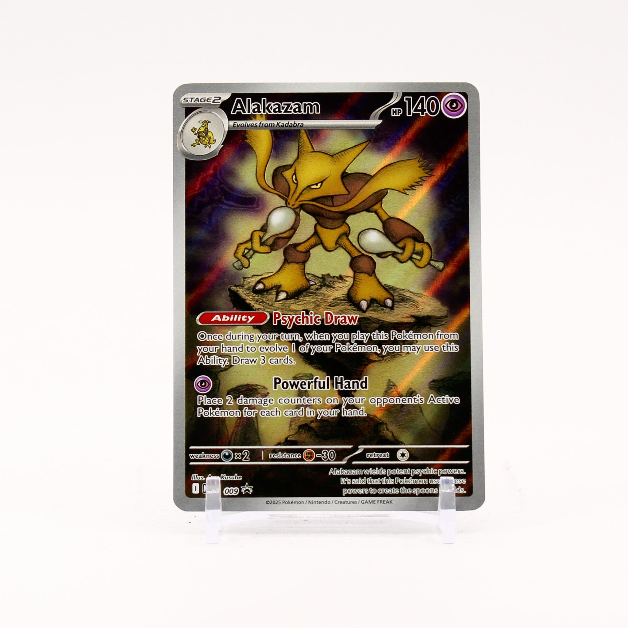 Alakazam - MEP009 Mega Evolution ETB Promo Pokemon - NM/MINT