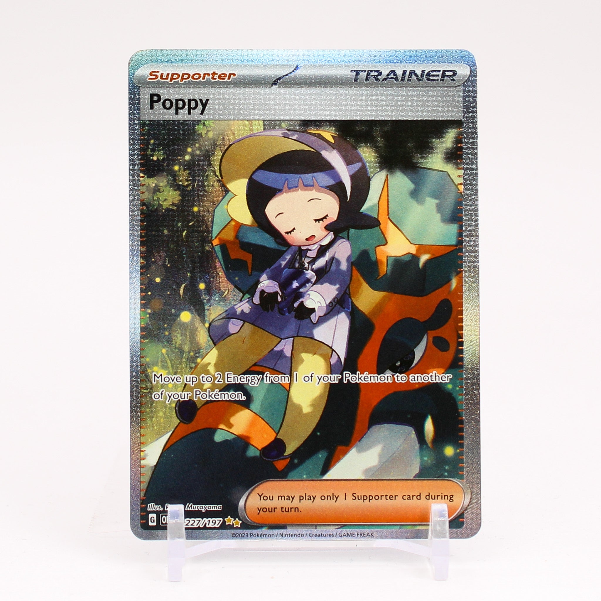 Poppy - 227/197 Obsidian Flames Special Illustration Trainer - NM/MINT