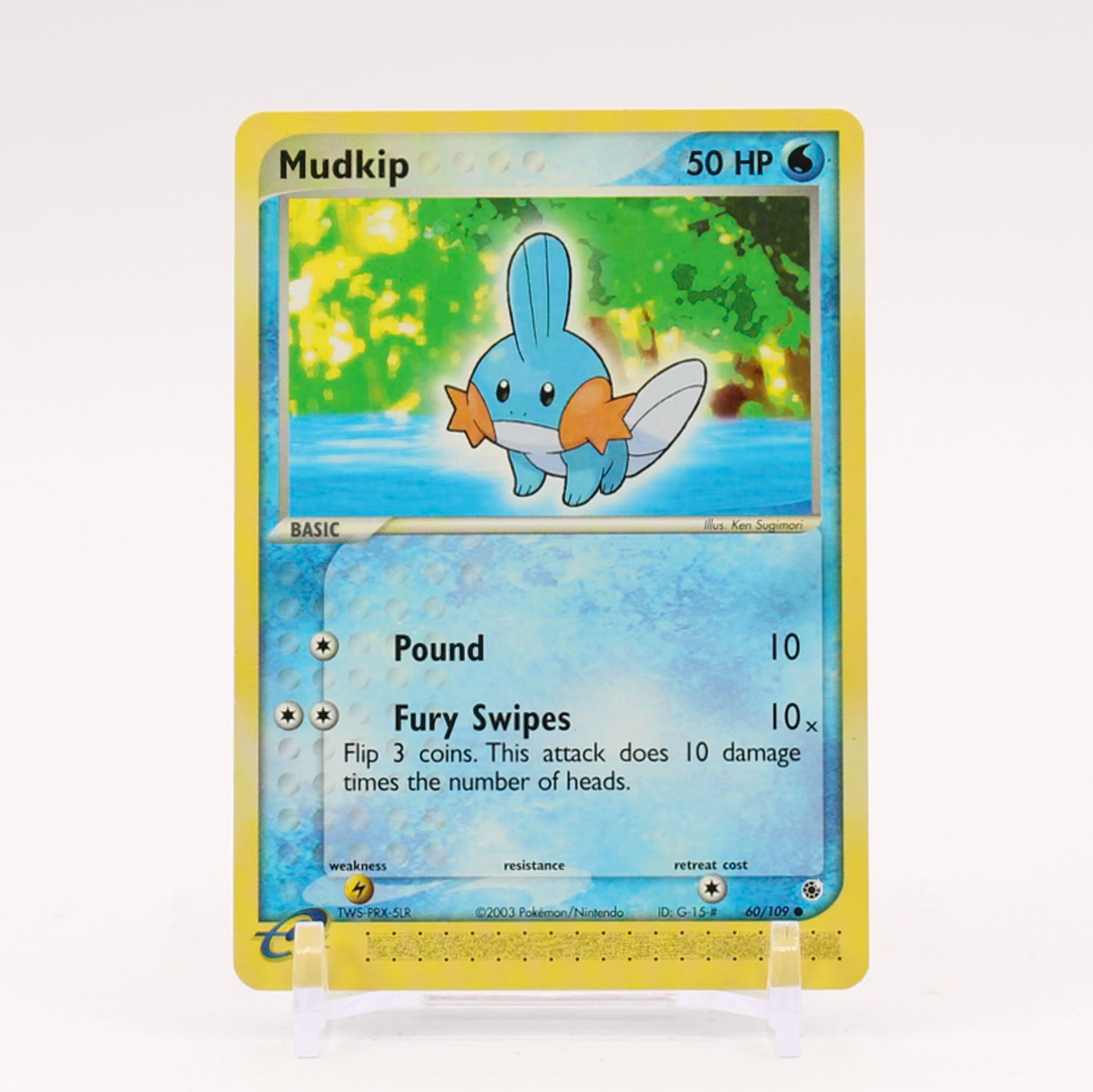 Mudkip - 60/109 Ruby & Sapphire Pokemon - NM