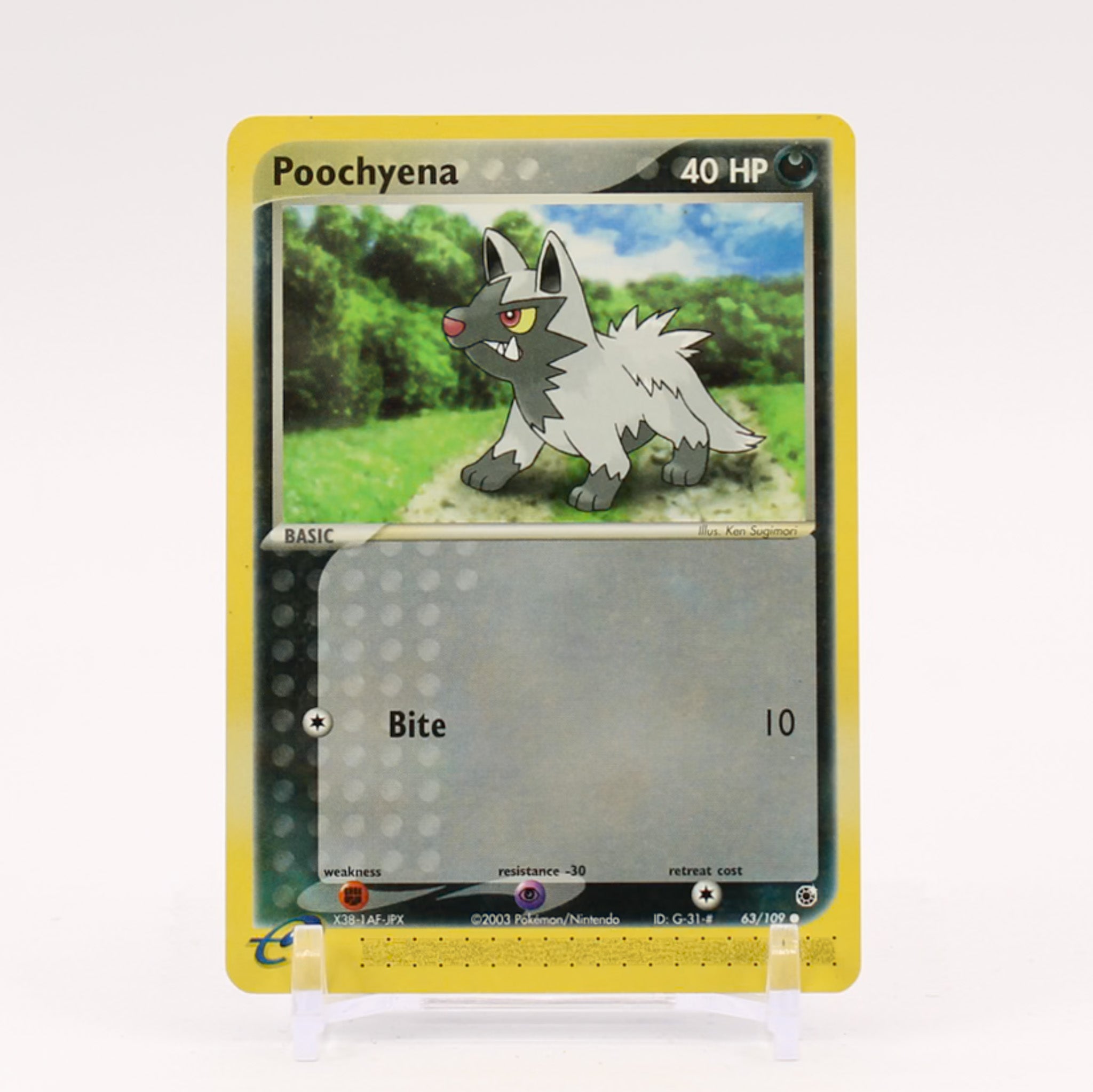 Poochyena - 63/109 Ruby & Sapphire Pokemon - NM