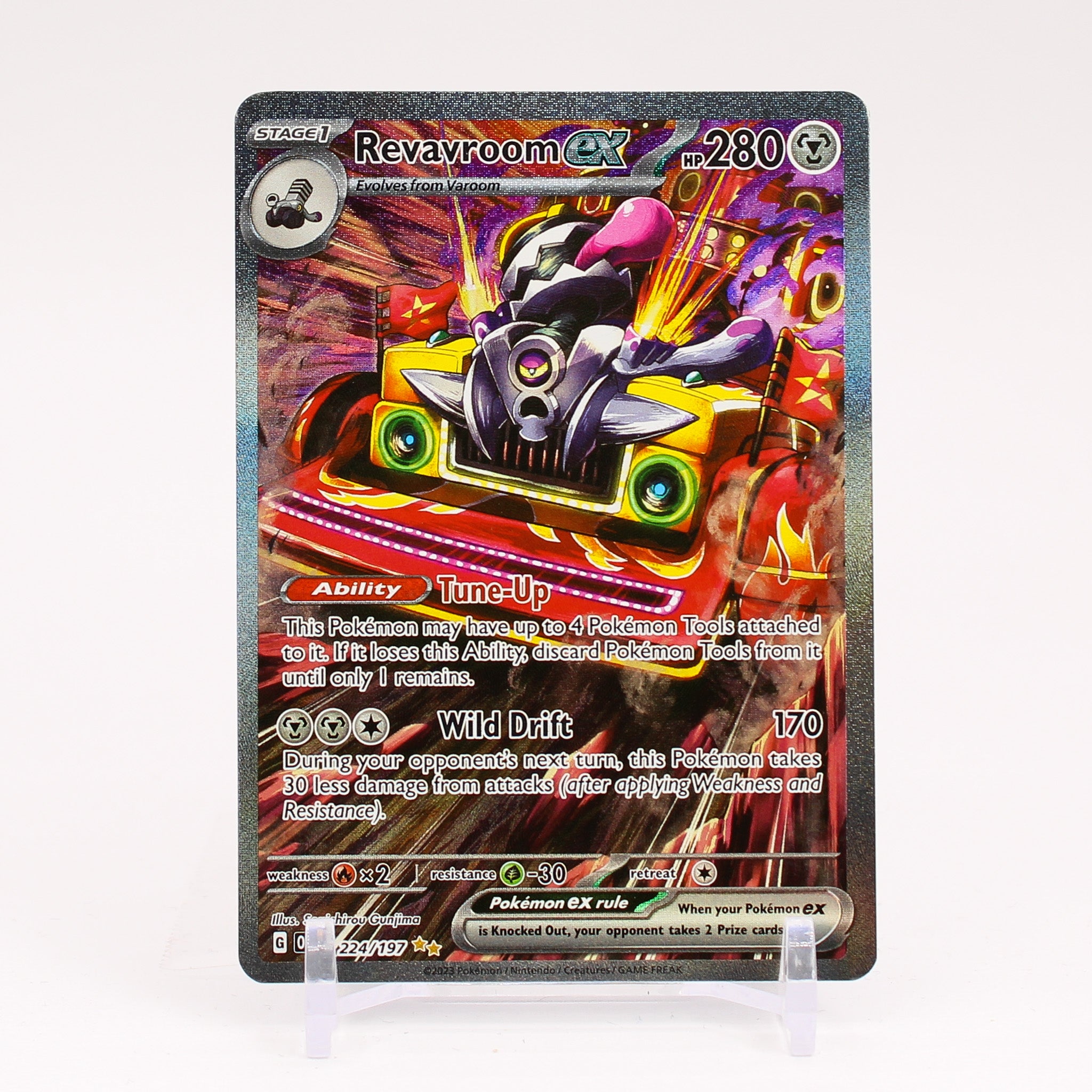 Revavroom ex - 224/197 Obsidian Flames Special Illustration Pokemon - NM/MINT