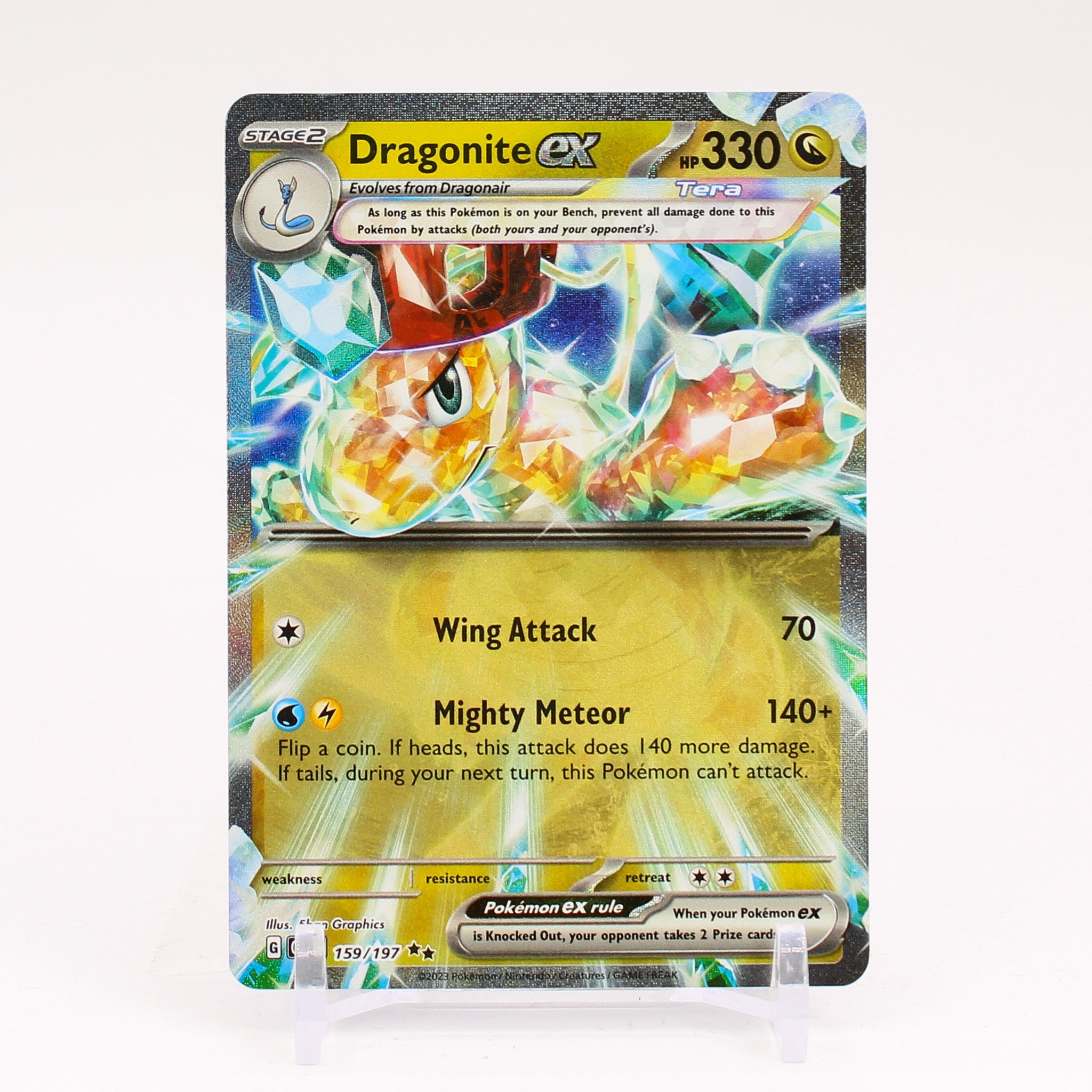 Dragonite ex - 159/197 Obsidian Flames Double Rare Pokemon - NM/MINT