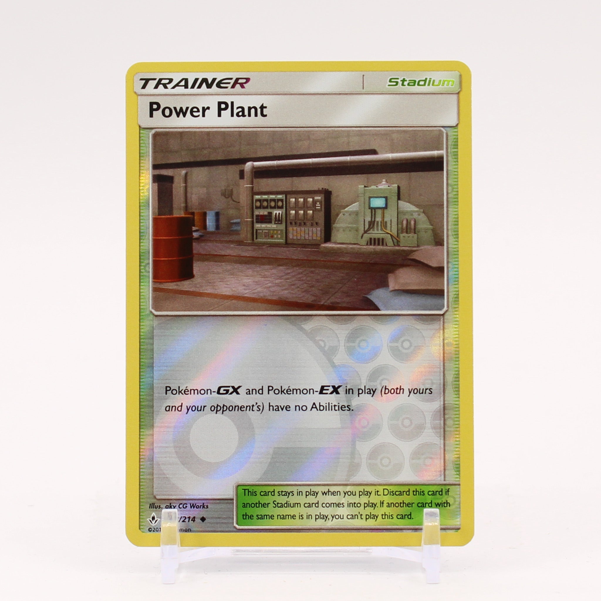Power Plant - 183/214 Unbroken Bonds Reverse Holo Trainer - NM/MINT
