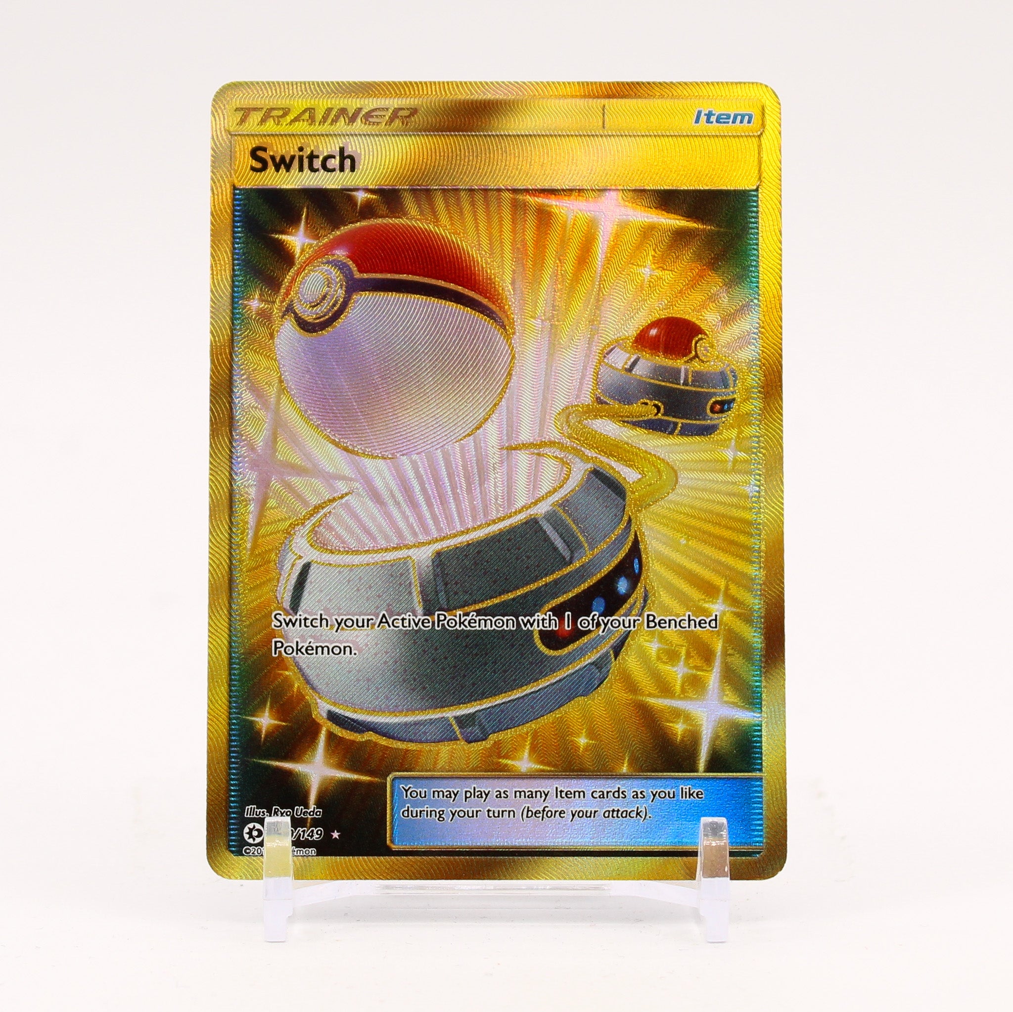 Switch - 160/149 Sun & Moon Gold Trainer - NM