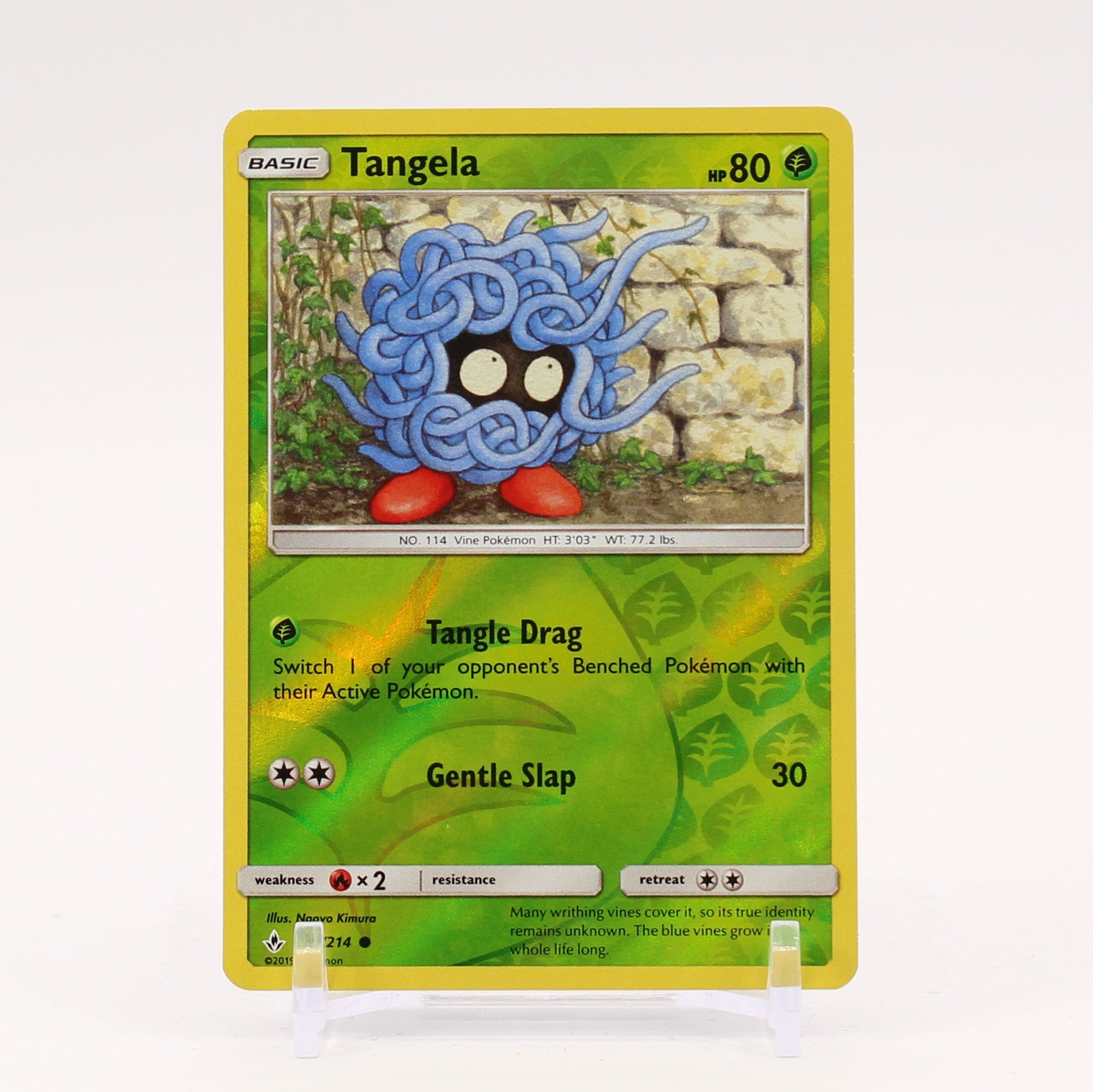 Tangela - 16/214 Unbroken Bonds Reverse Holo Pokemon - NM/MINT