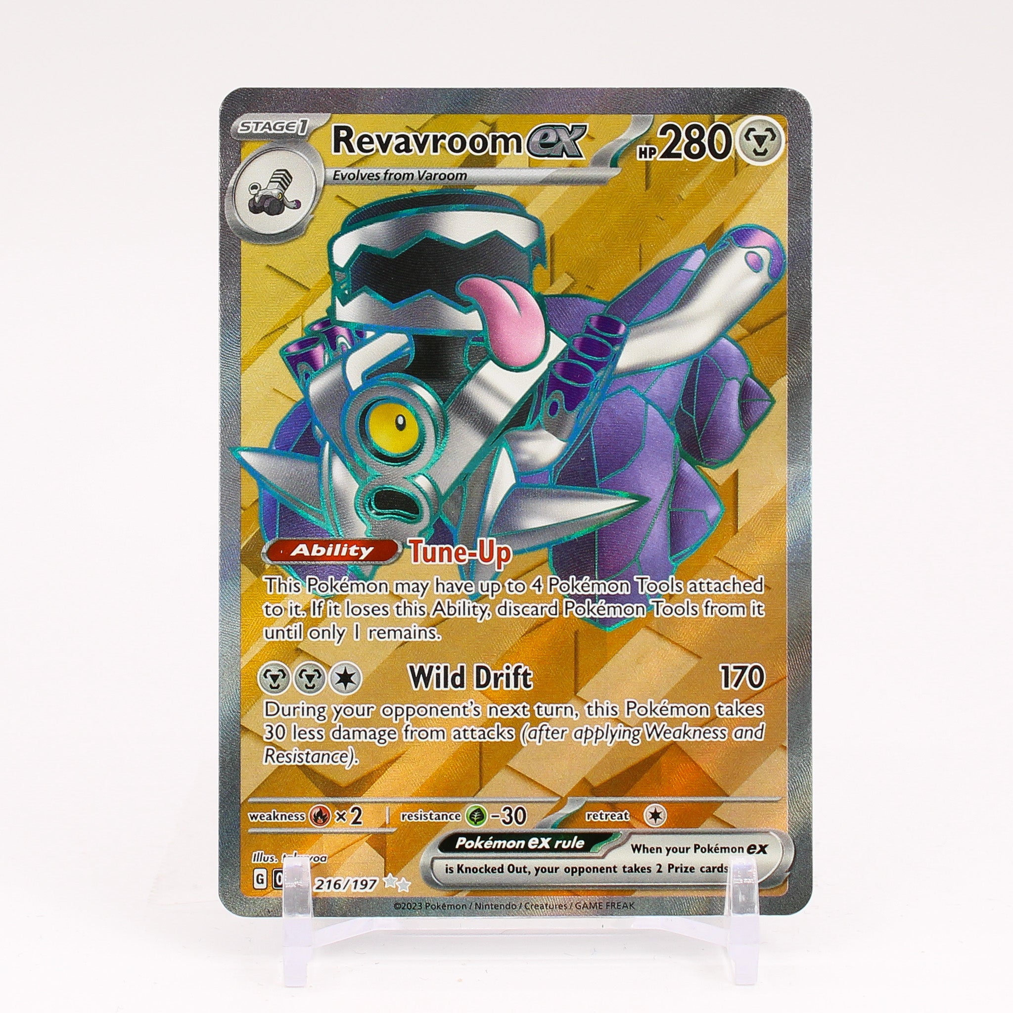 Revavroom ex - 216/197 Obsidian Flames Full Art Pokemon - NM/MINT