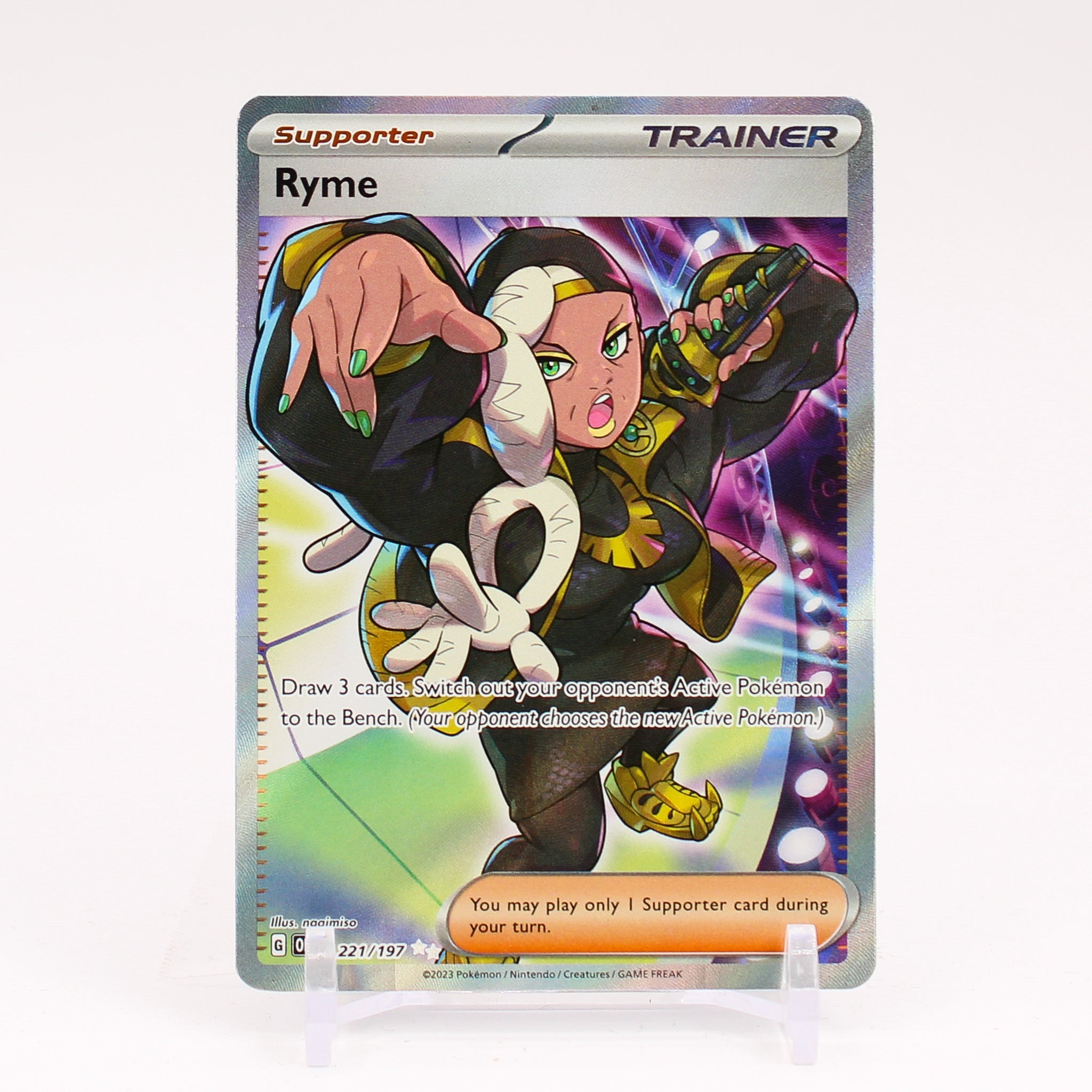 Ryme - 221/197 Obsidian Flames Full Art Trainer - NM/MINT