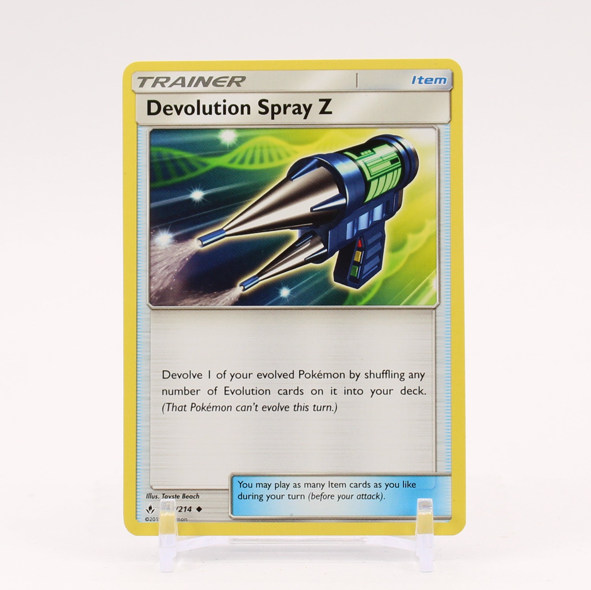 Devolution Spray Z - 166/214 Unbroken Bonds Trainer - NM/MINT