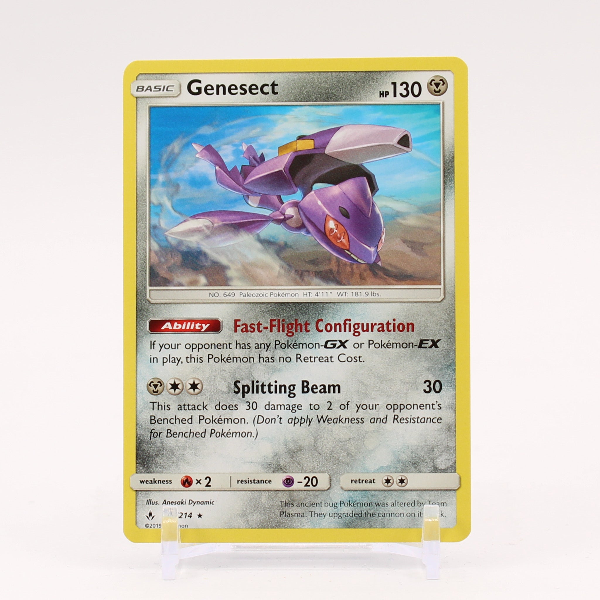 Genesect - 127/214 Unbroken Bonds Rare Pokemon - NM/MINT