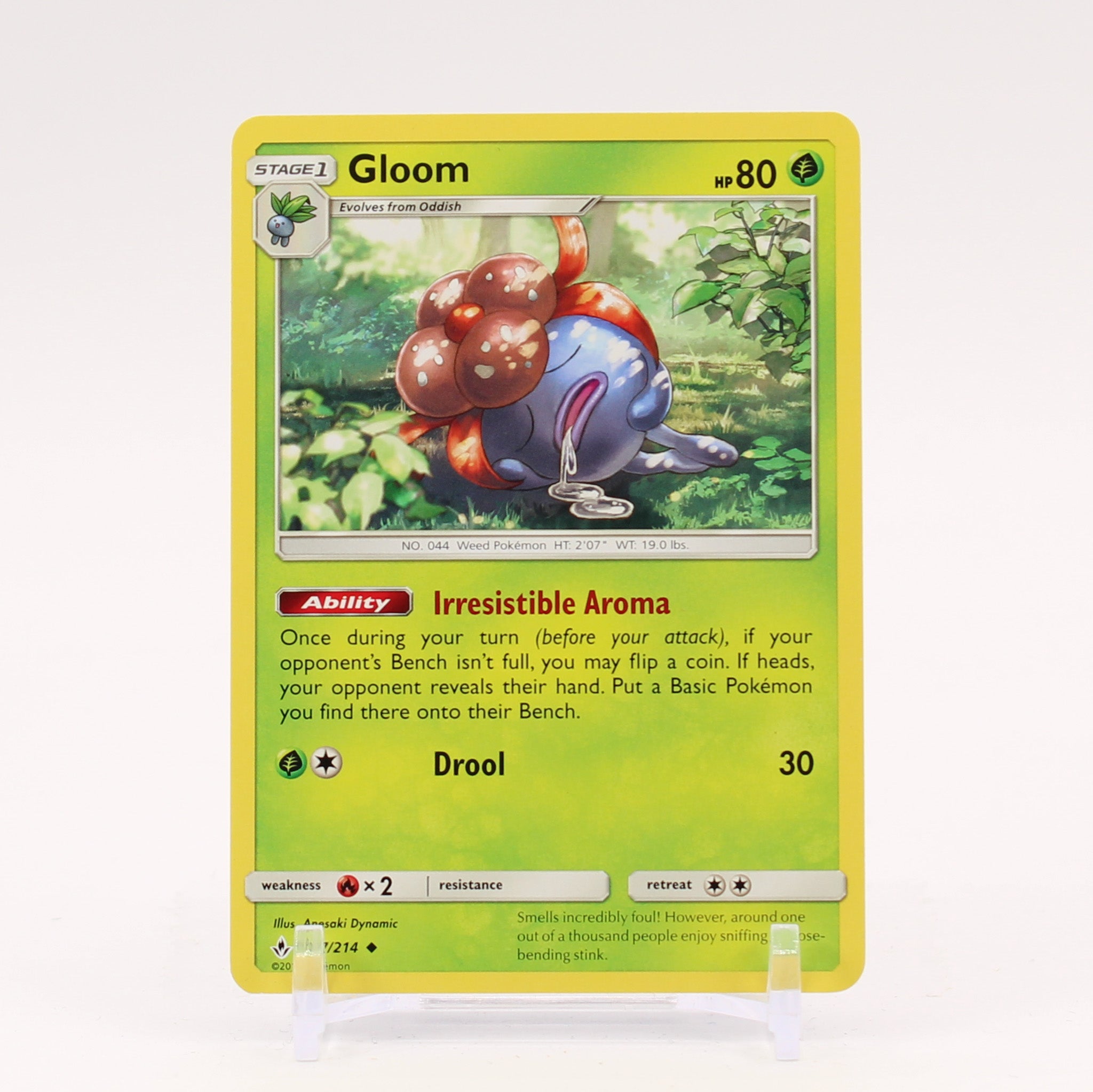 Gloom - 7/214 Unbroken Bonds Pokemon - NM/MINT