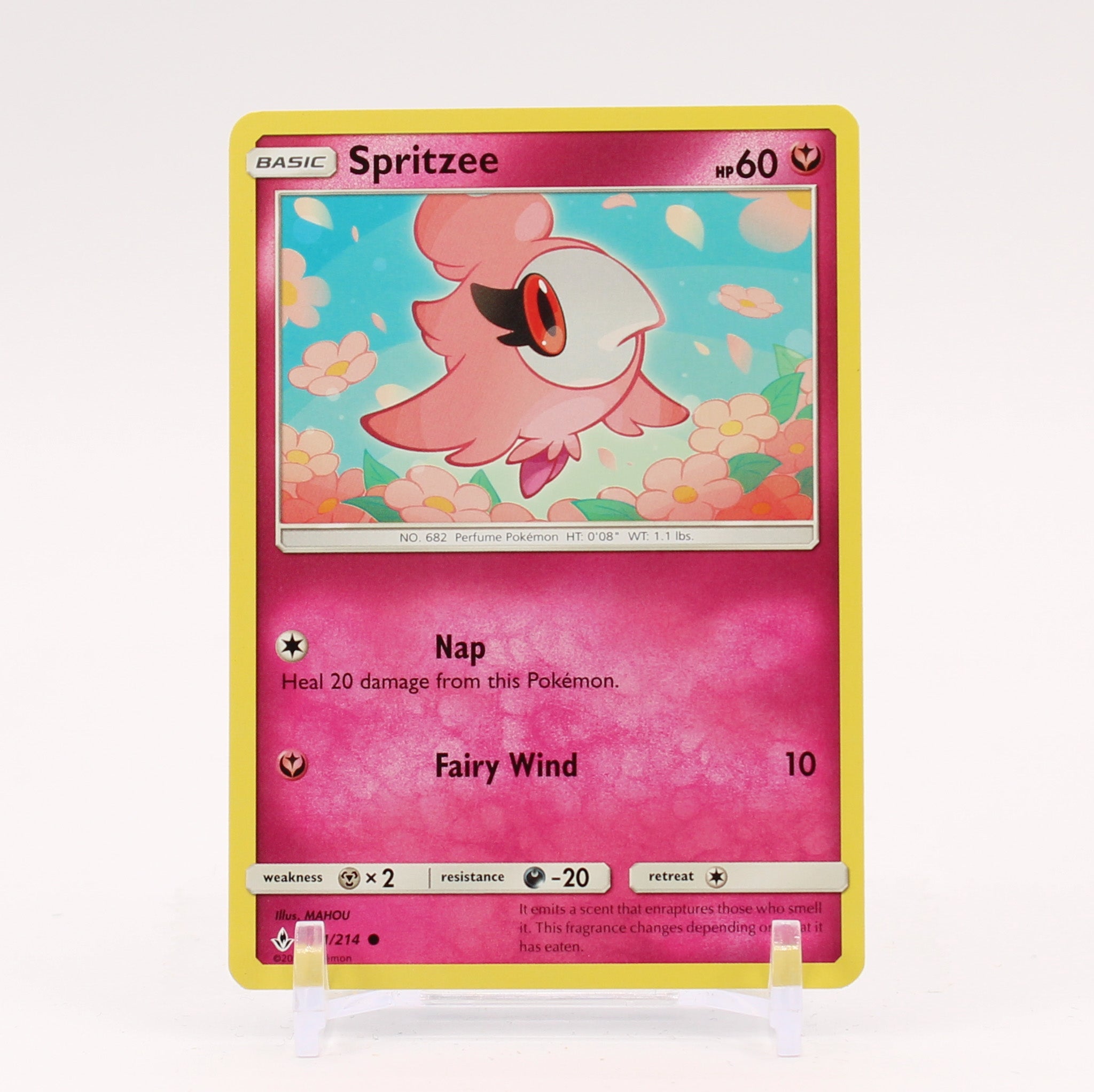 Spritzee - 141/214 Unbroken Bonds Pokemon - NM/MINT
