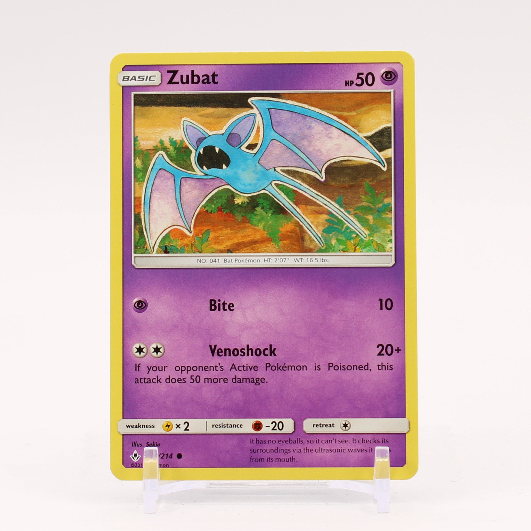 Zubat - 64/214 Unbroken Bonds Pokemon - NM/MINT