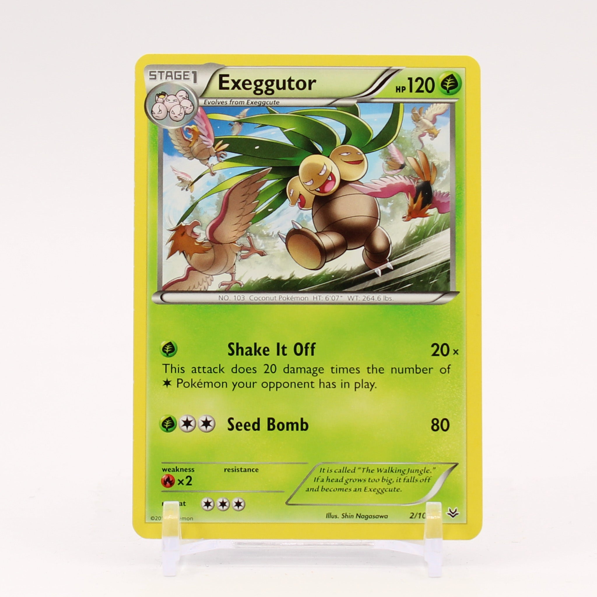 Exeggutor - 2/108 Roaring Skies Pokemon - NM