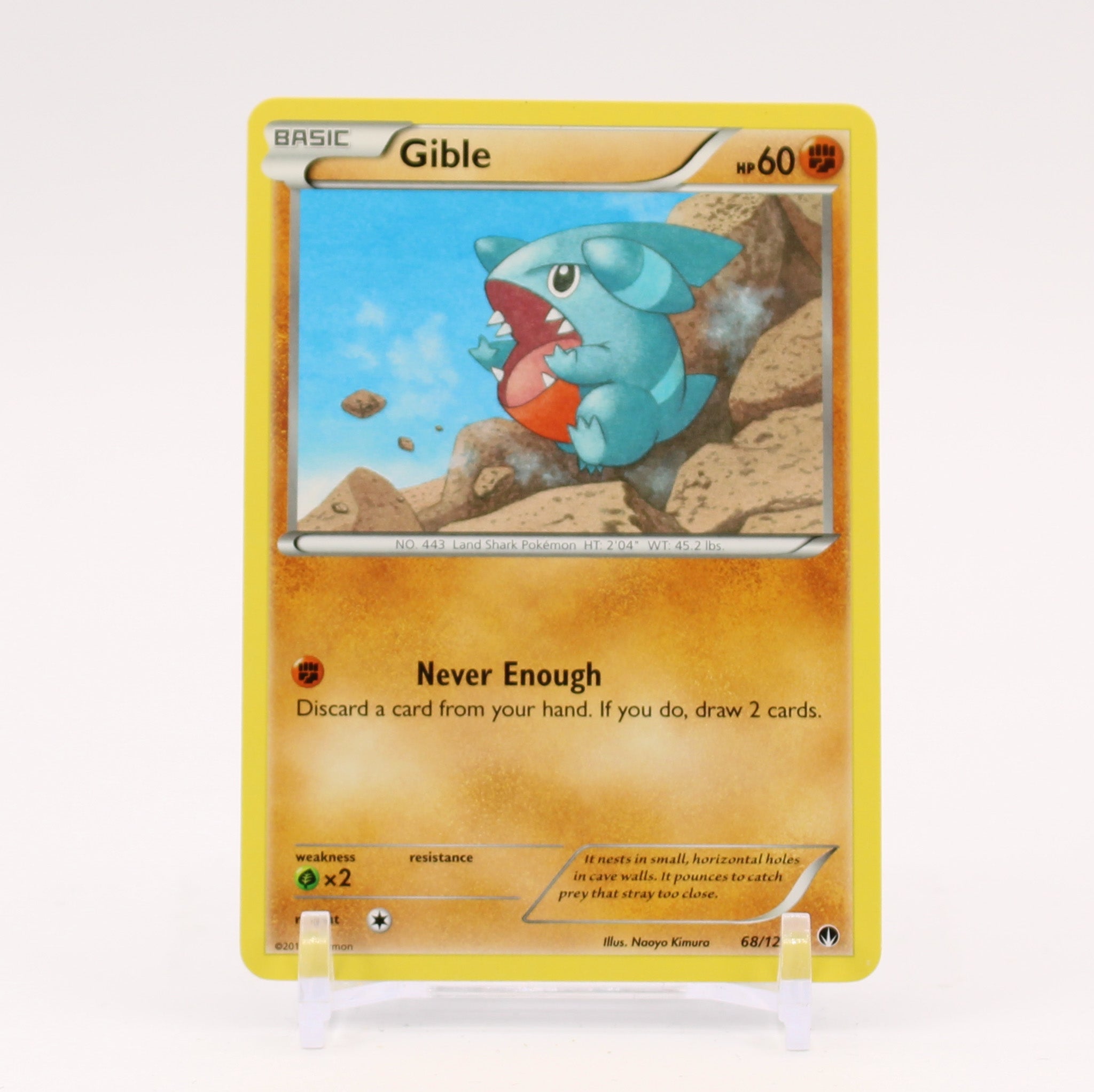 Gible - 68/122 BREAKPoint Pokemon - NM