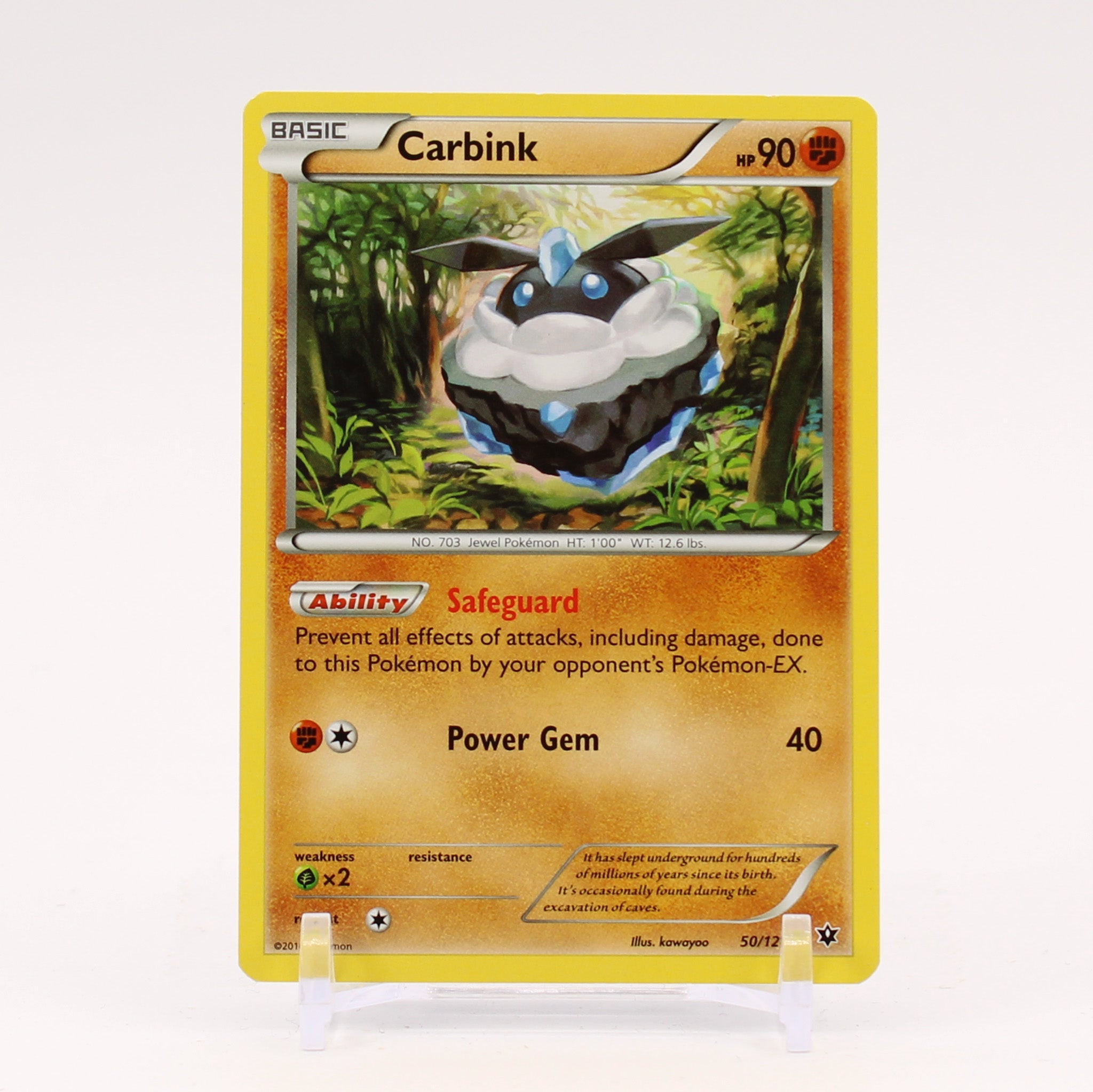 Carbink - 50/124 Fates Collide Pokemon - NM