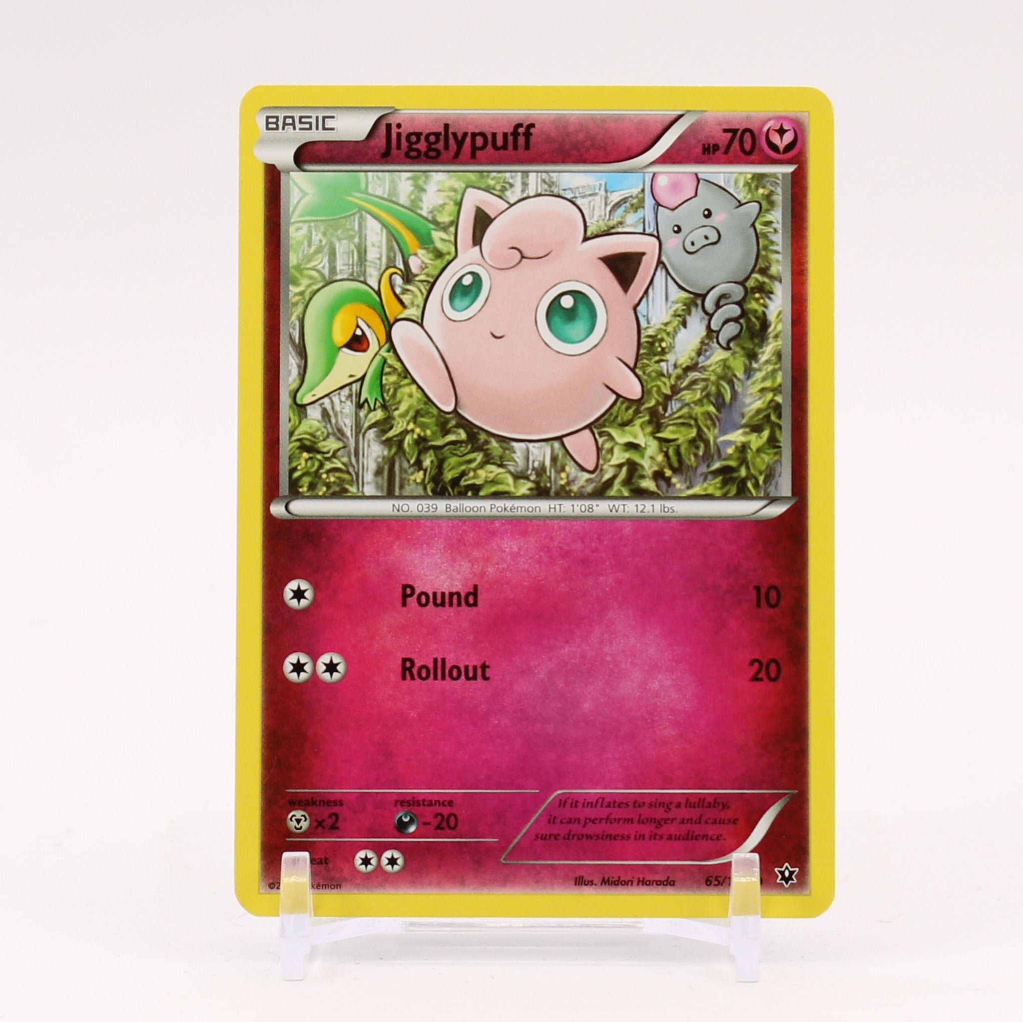 Jigglypuff - 65/124 Fates Collide Pokemon - NM
