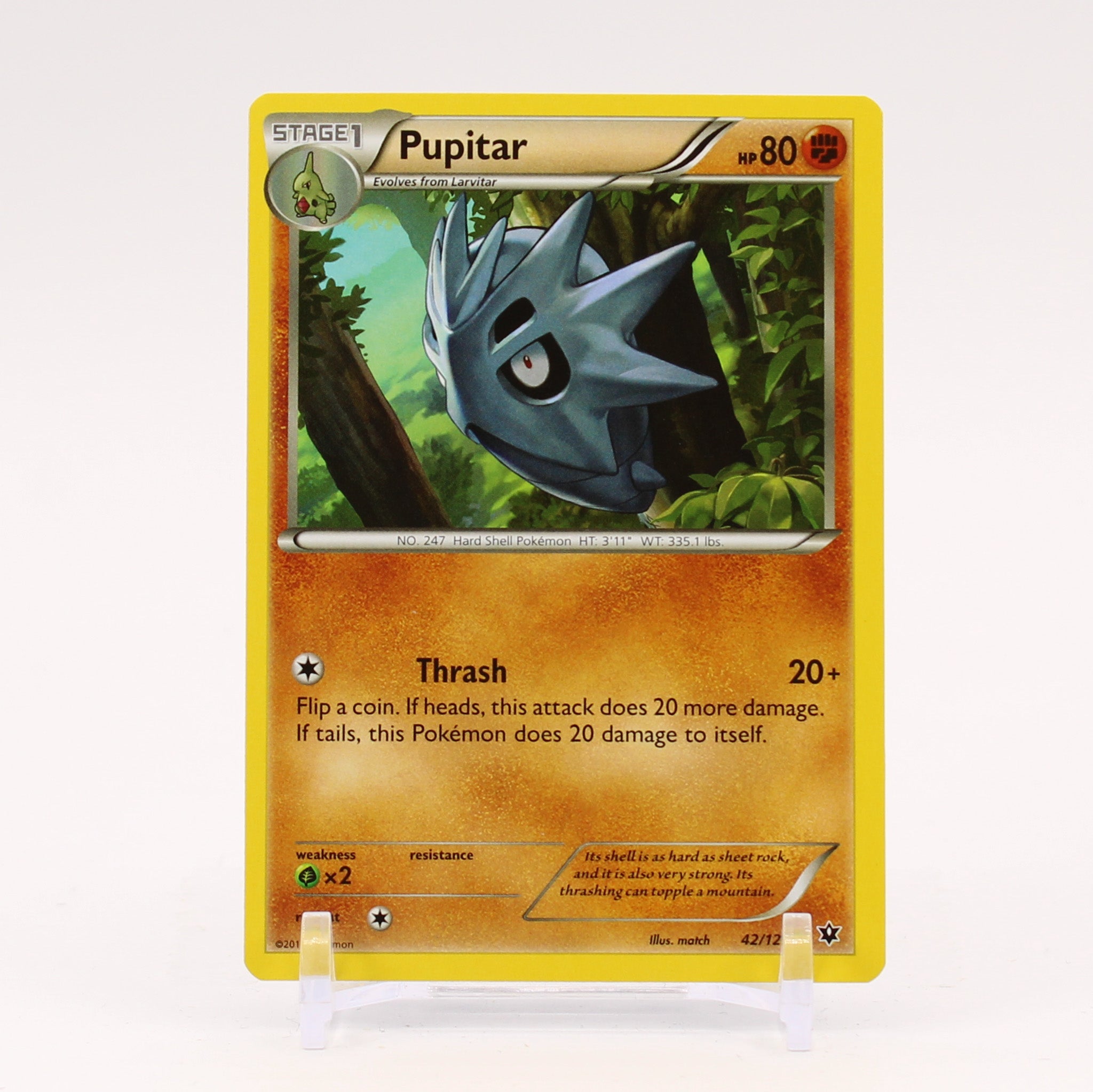 Pupitar - 42/124 Fates Collide Pokemon - NM