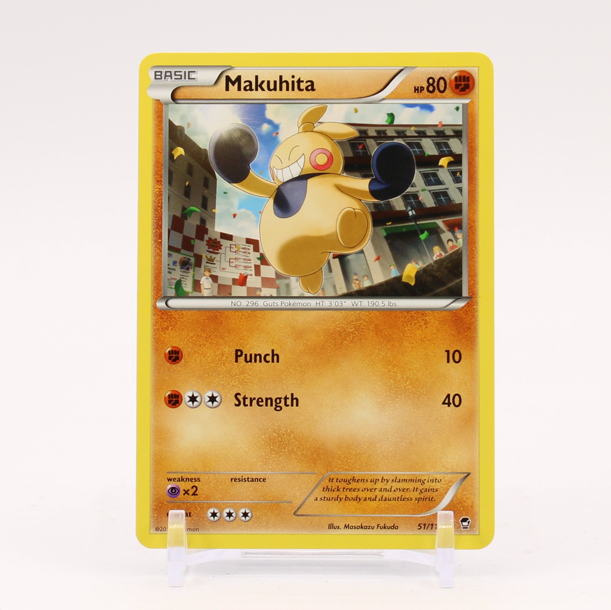 Makuhita - 51/111 Furious Fists Pokemon - NM