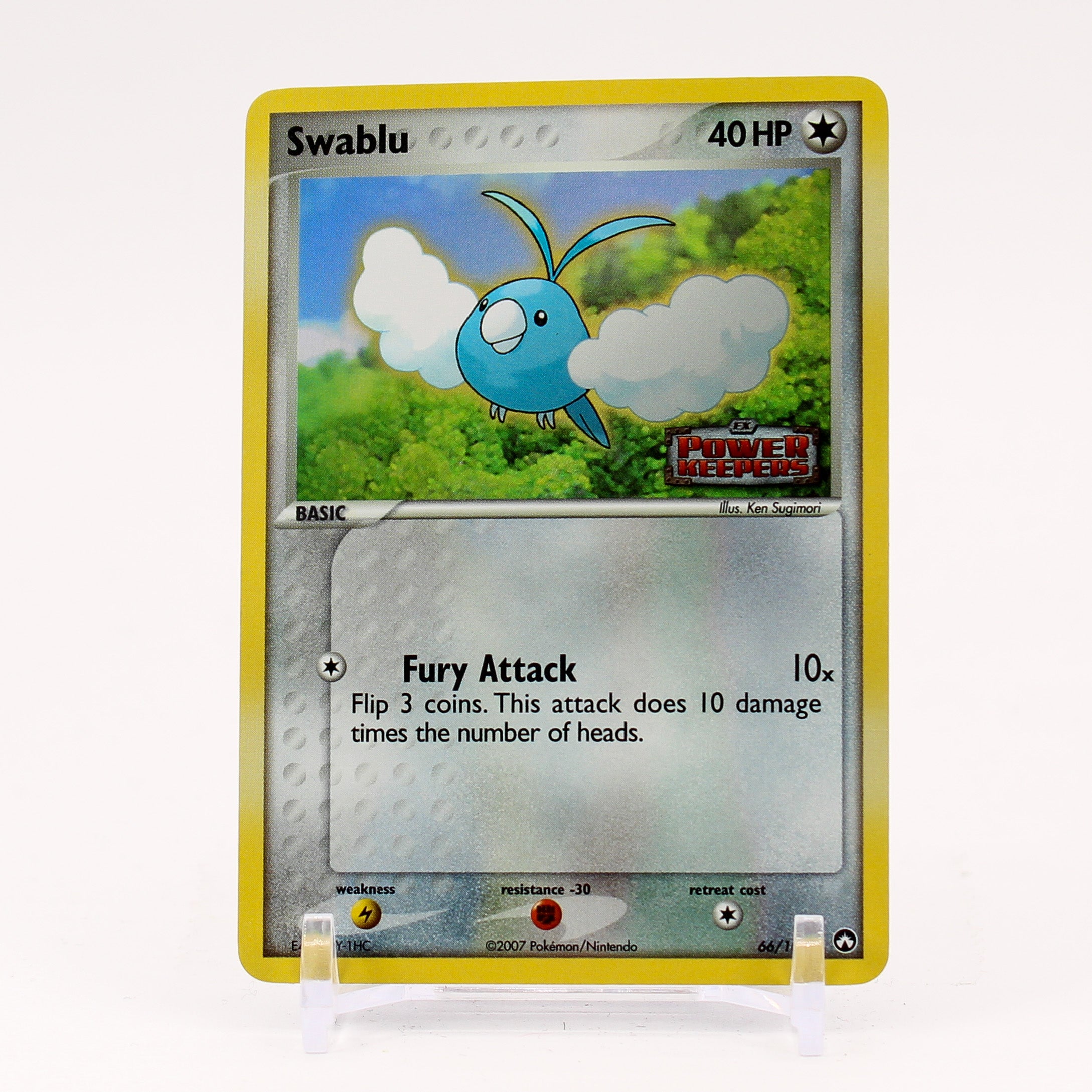 Swablu - 66/108 Power Keepers Reverse Holo Pokemon - NM