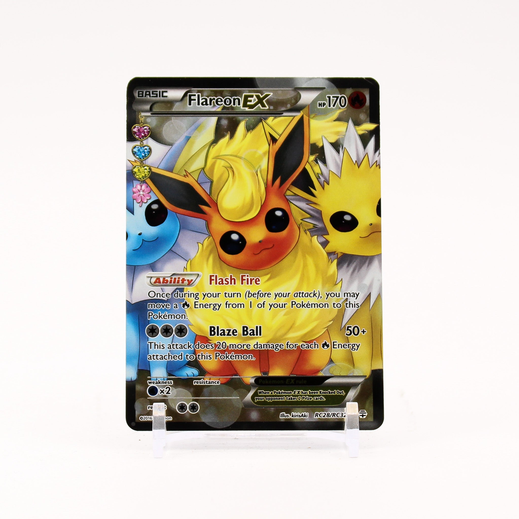 Flareon EX - RC28/RC32 Generations Radiant Collection Pokemon - MP