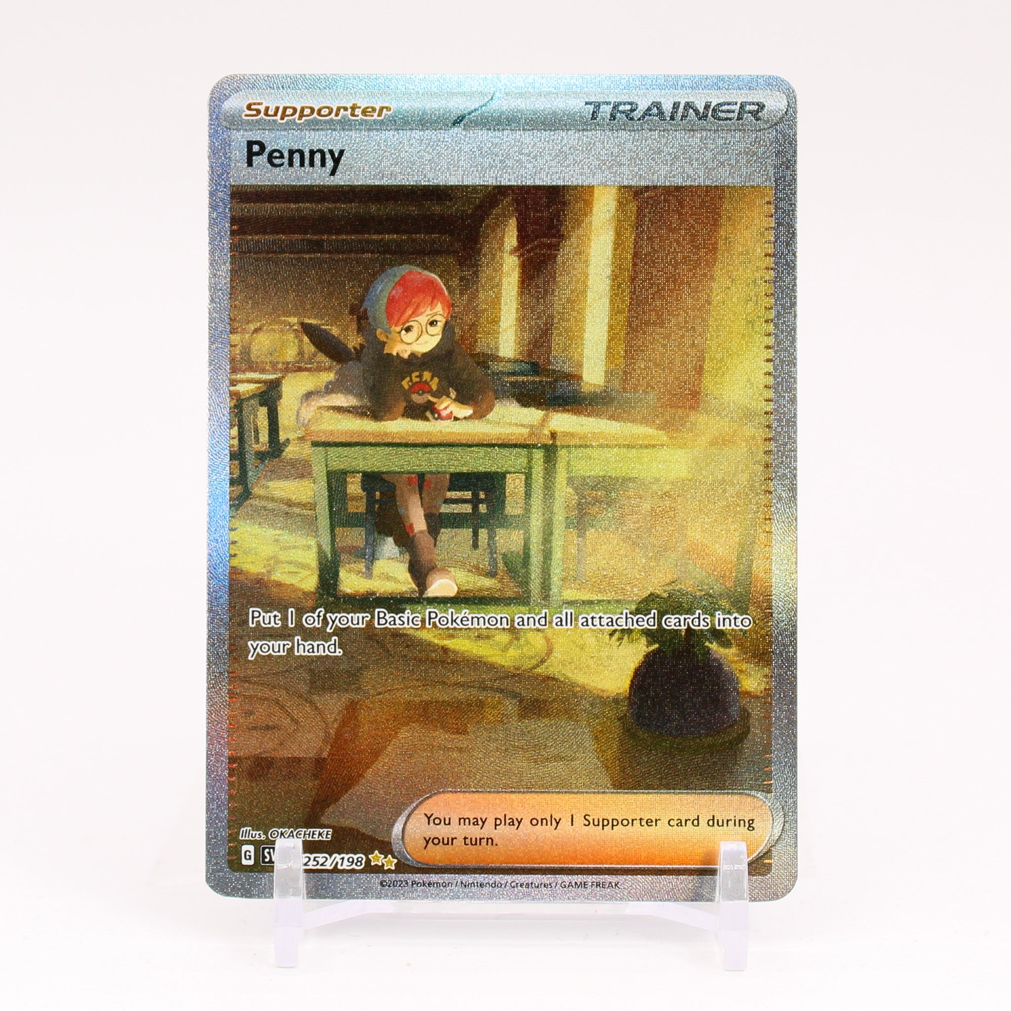 Penny - 252/198 Scarlet & Violet Special Illustration Trainer - NM/MINT