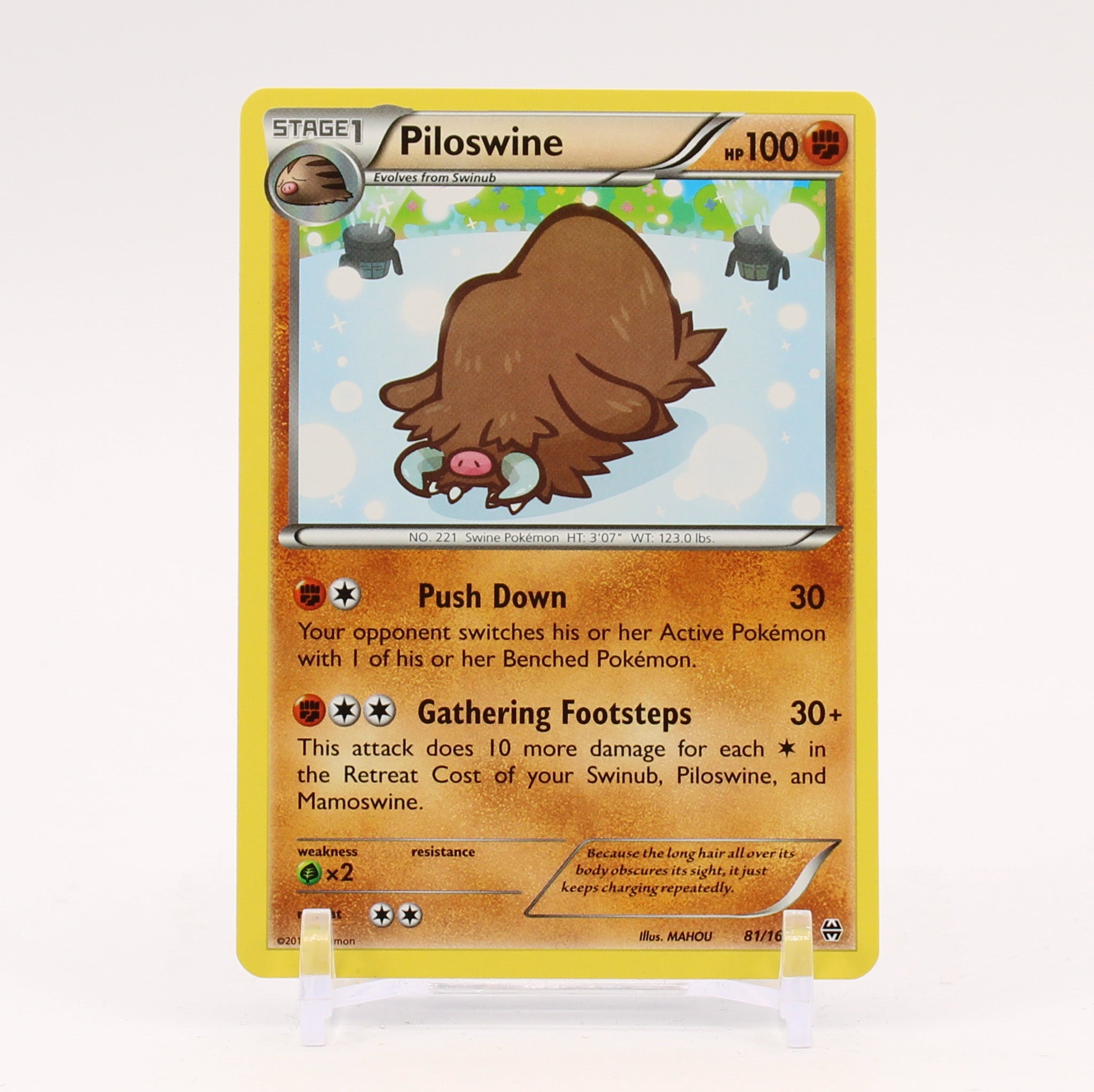 Piloswine - 81/162 BREAKThrough Pokemon - NM