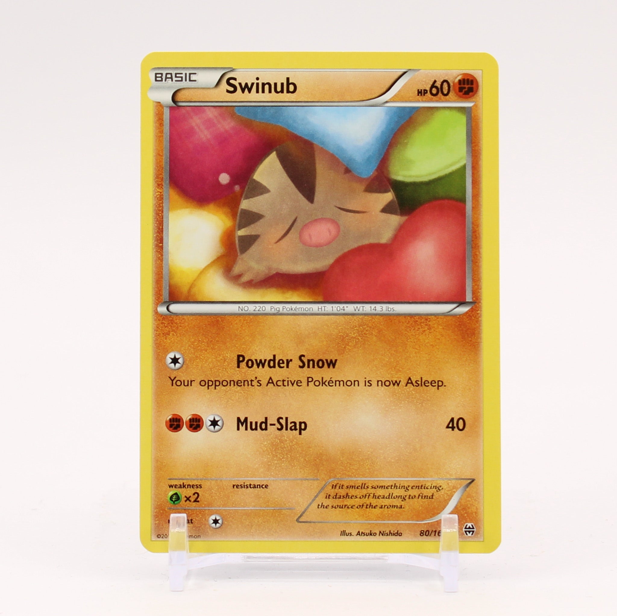 Swinub - 80/162 BREAKThrough Pokemon - NM