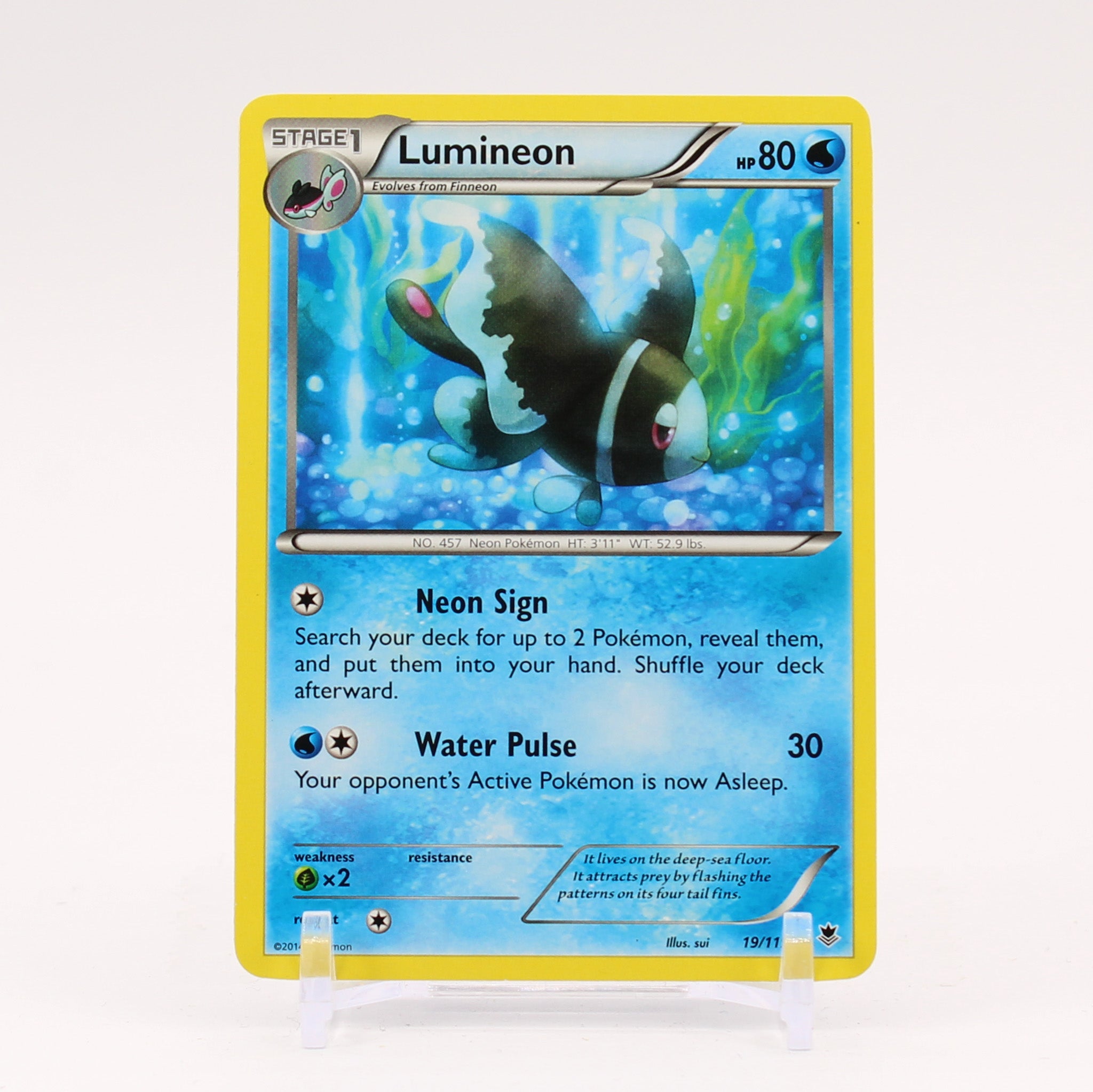 Lumineon - 19/119 Phantom Forces Pokemon - NM